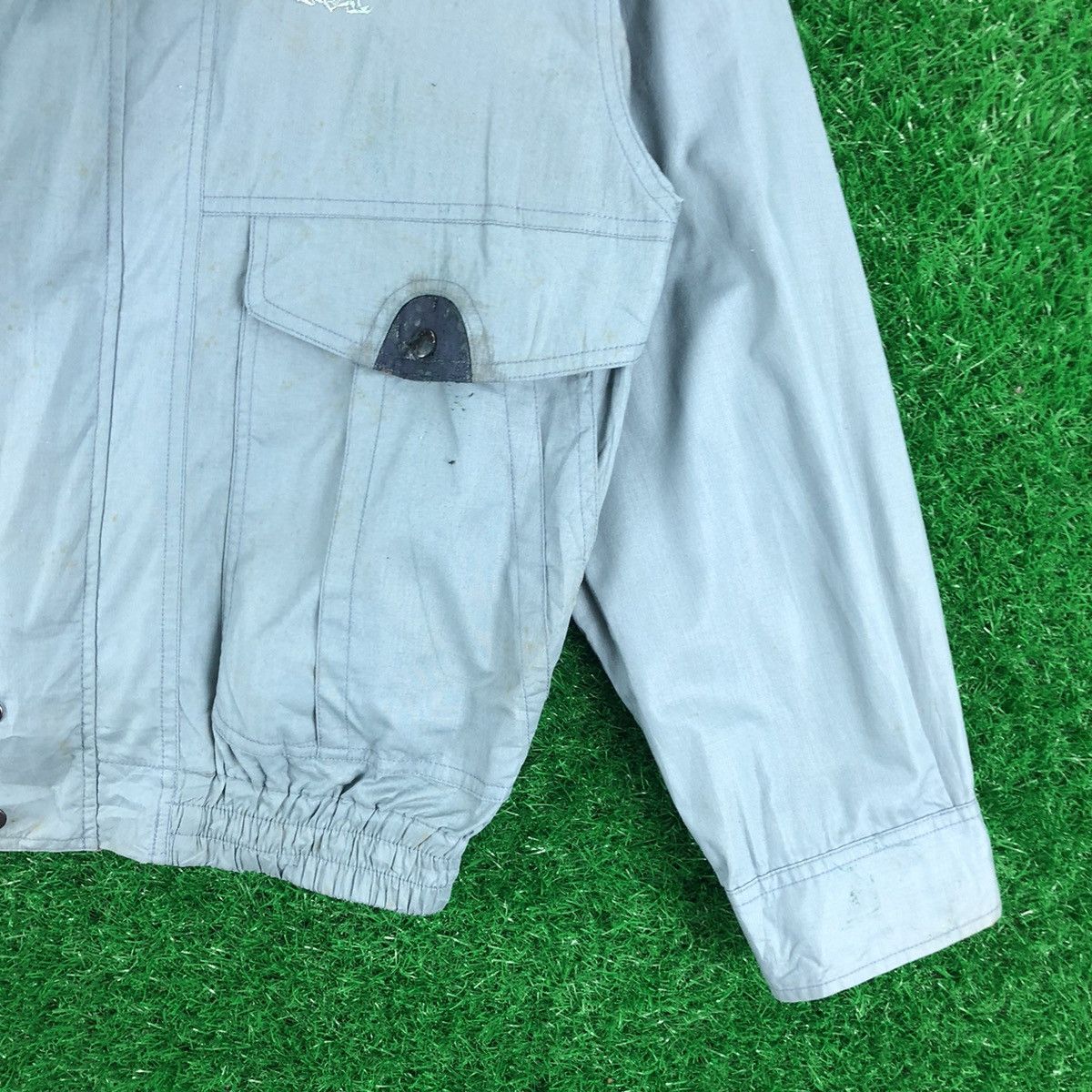 Japanese Brand Vintage 80's Casual Work Zipper Jacket by Singace Size US M / EU 48-50 / 2 - 3 Thumbnail