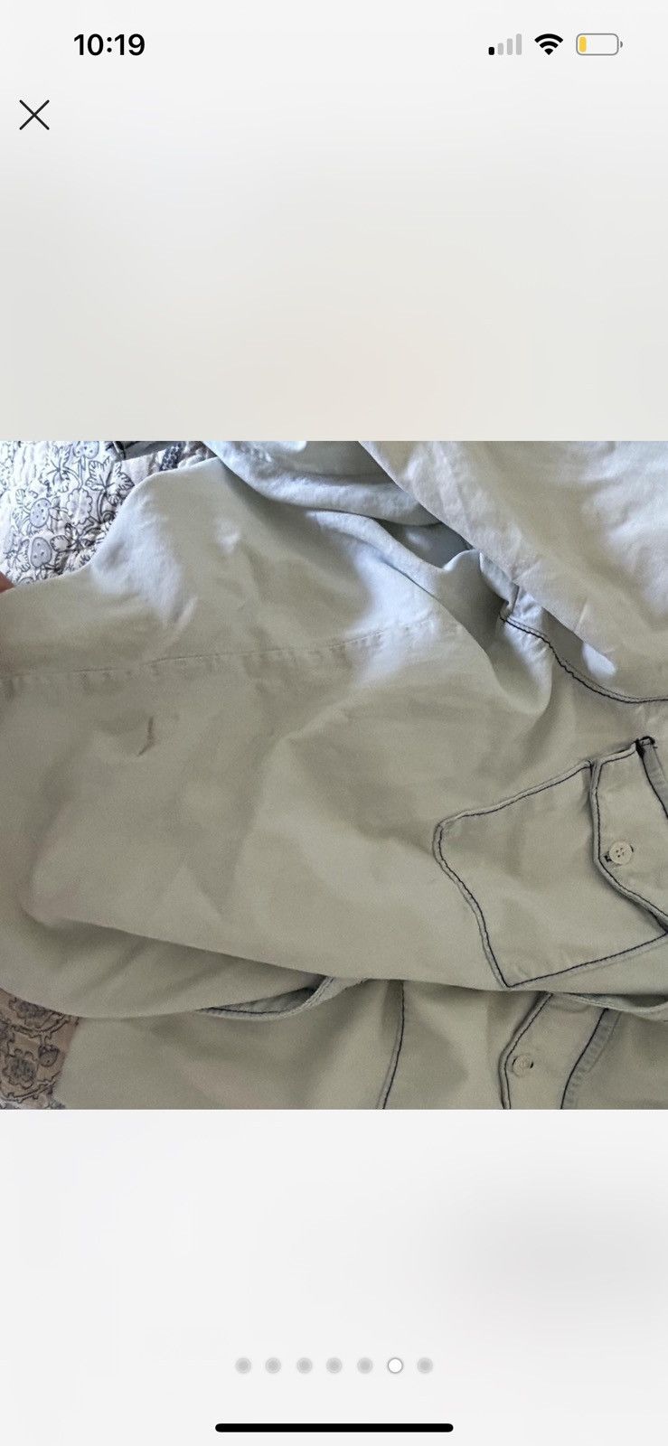 Current/Elliot CURRENT ELLIOT Light Blue Faded Long Button Up Size 1 Size S / US 4 / IT 40 - 6 Thumbnail