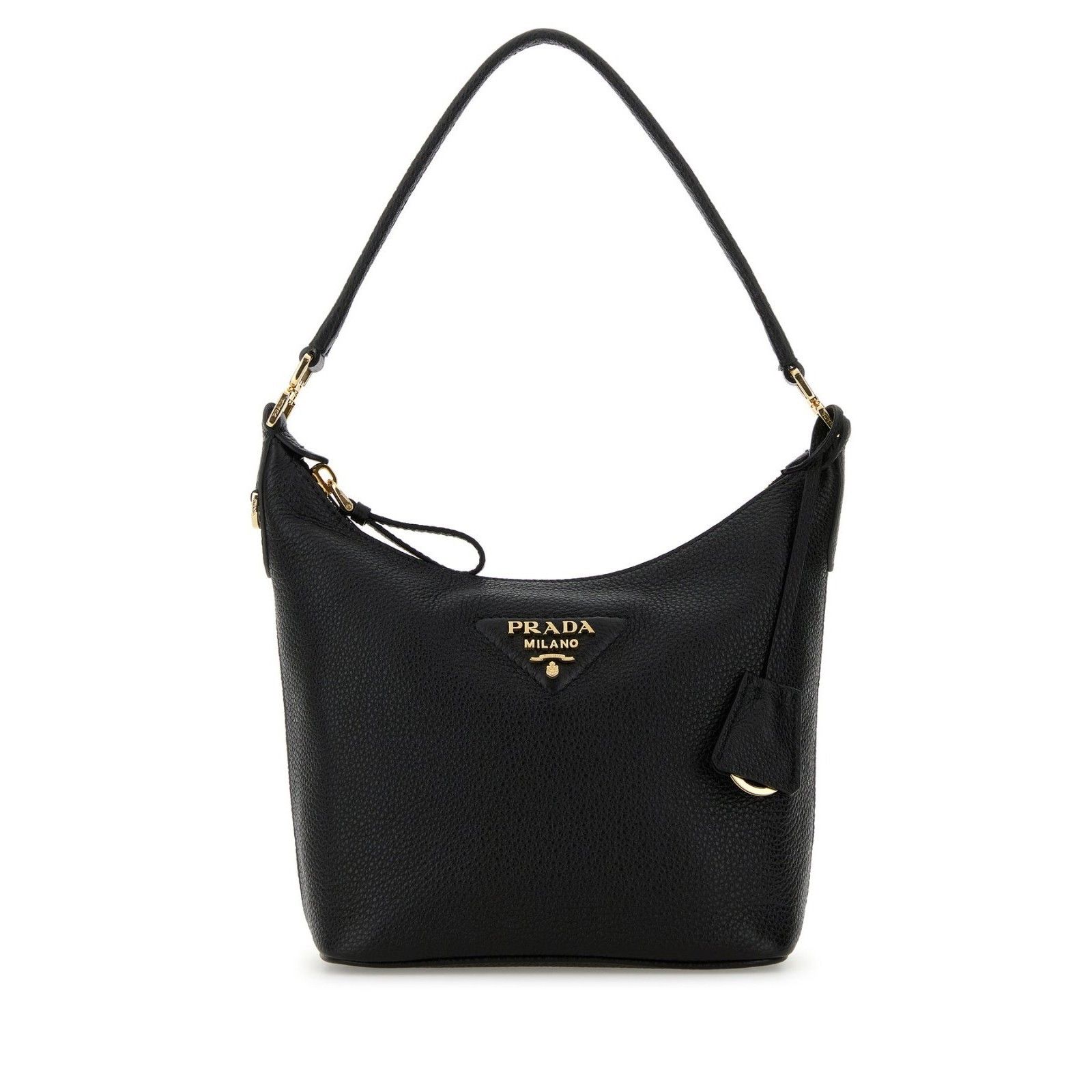 Prada PRADA Black Leather Top Handle Bag New & Authentic Size ONE SIZE - 1 Thumbnail