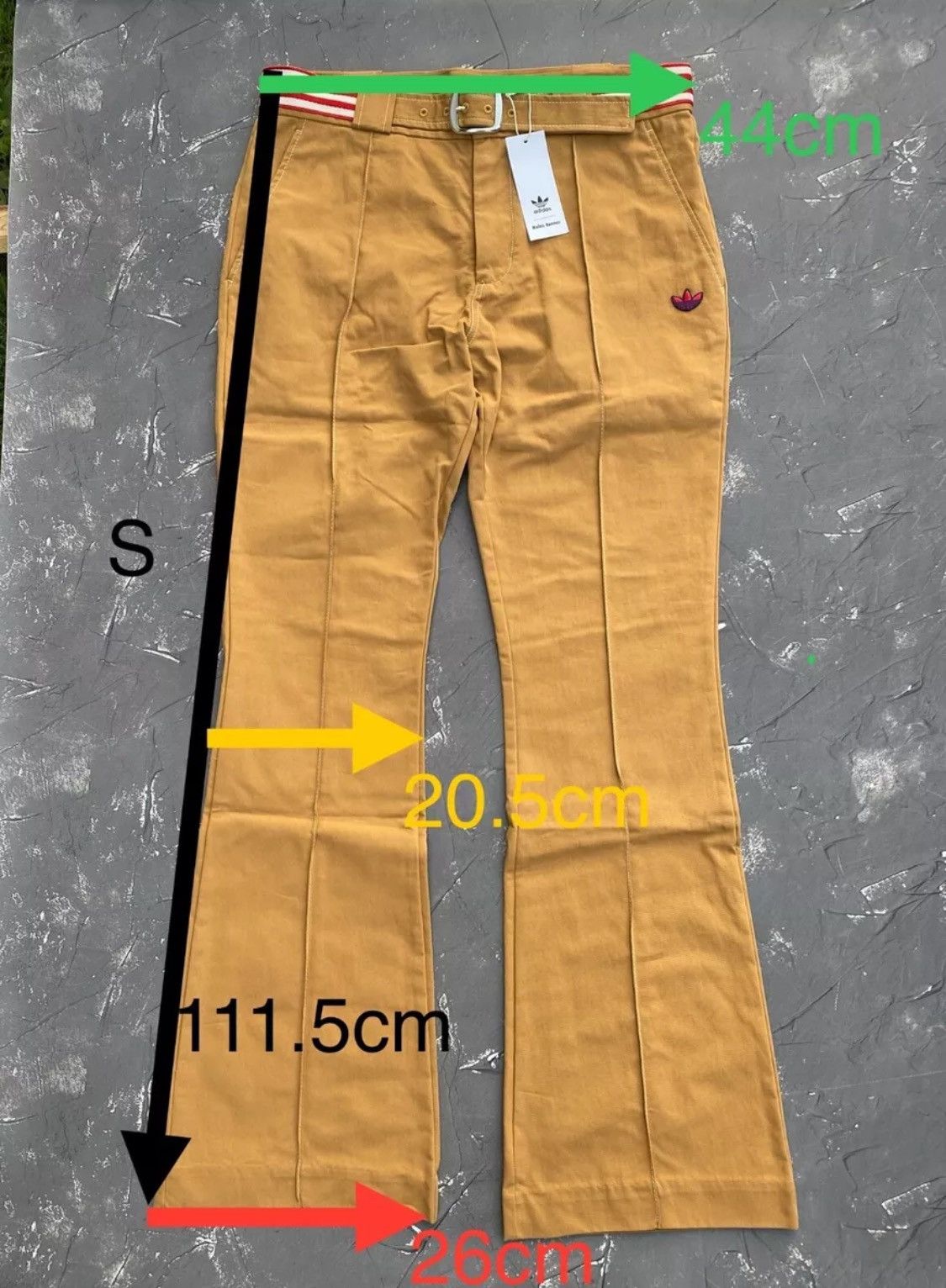 Adidas × Wales Bonner New Adidas Wales Bonner Flared Khaki Pants Size S Size US 31 - 2 Thumbnail