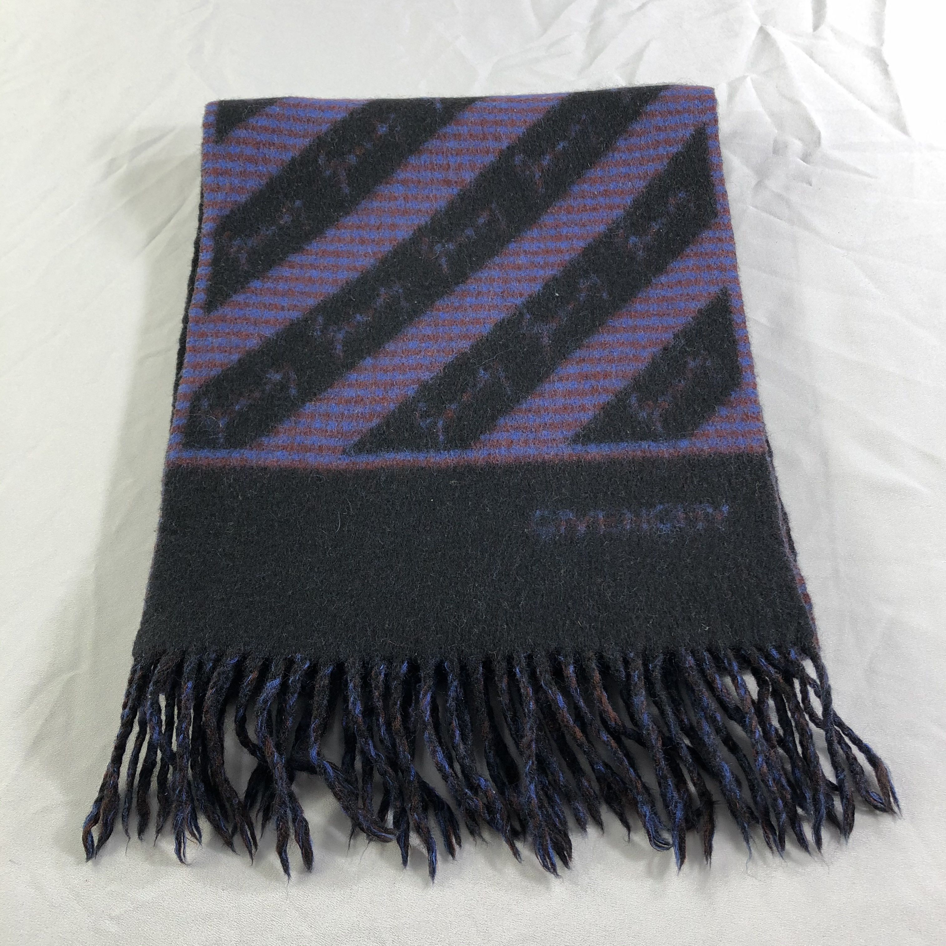 Japanese Brand Givenchy Wool Scarf Muffler V2417 Size ONE SIZE - 3 Thumbnail