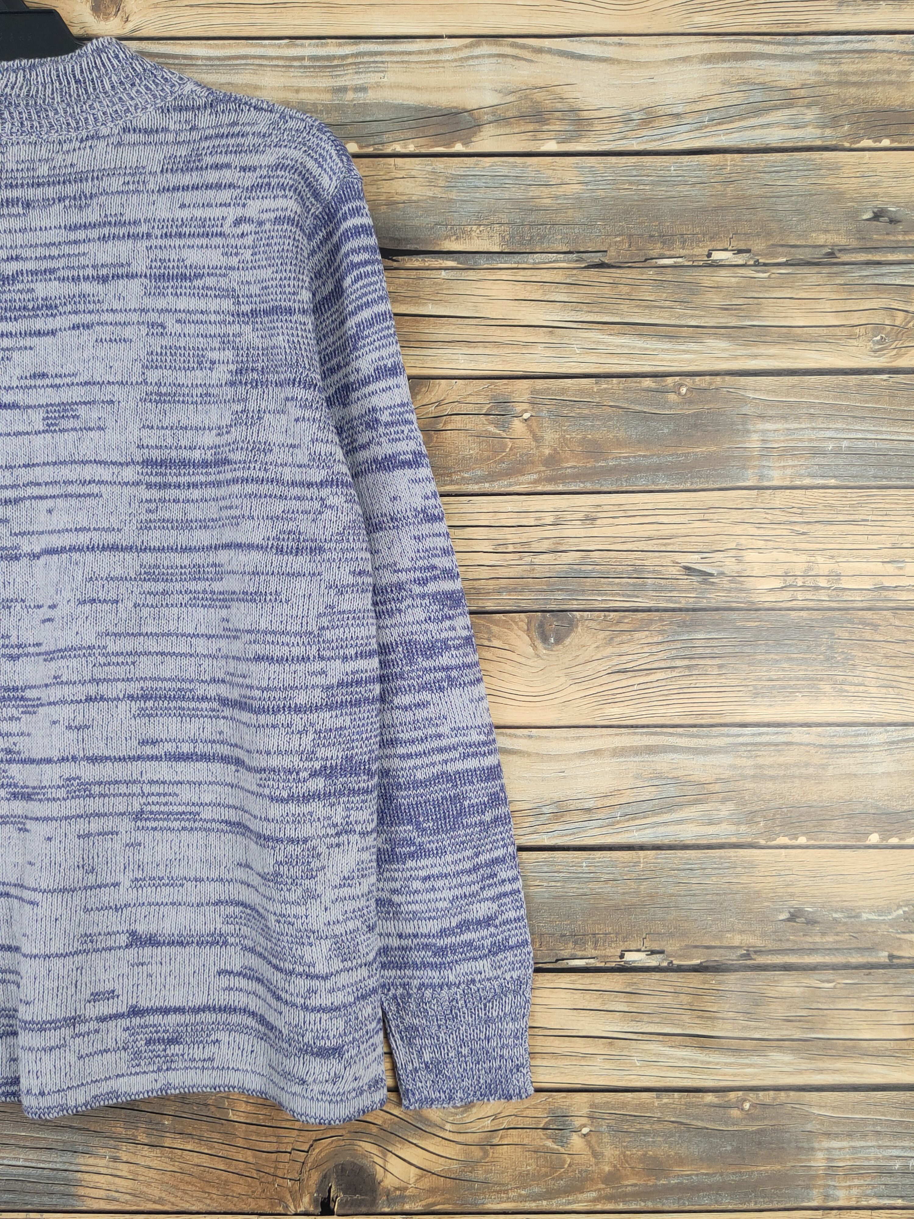 Japanese Brand Ventviolet Blue Gray Knitwear Sweatshirts #W1095 Size US M / EU 48-50 / 2 - 9 Thumbnail