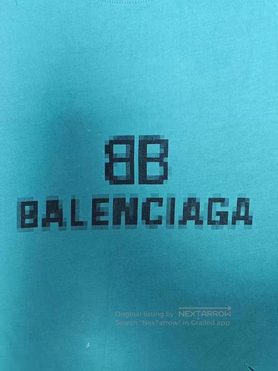 Balenciaga Balenciaga 22SS Mosaic Distressed Vintage T-shirt. Size US XS / EU 42 / 0 - 3 Thumbnail