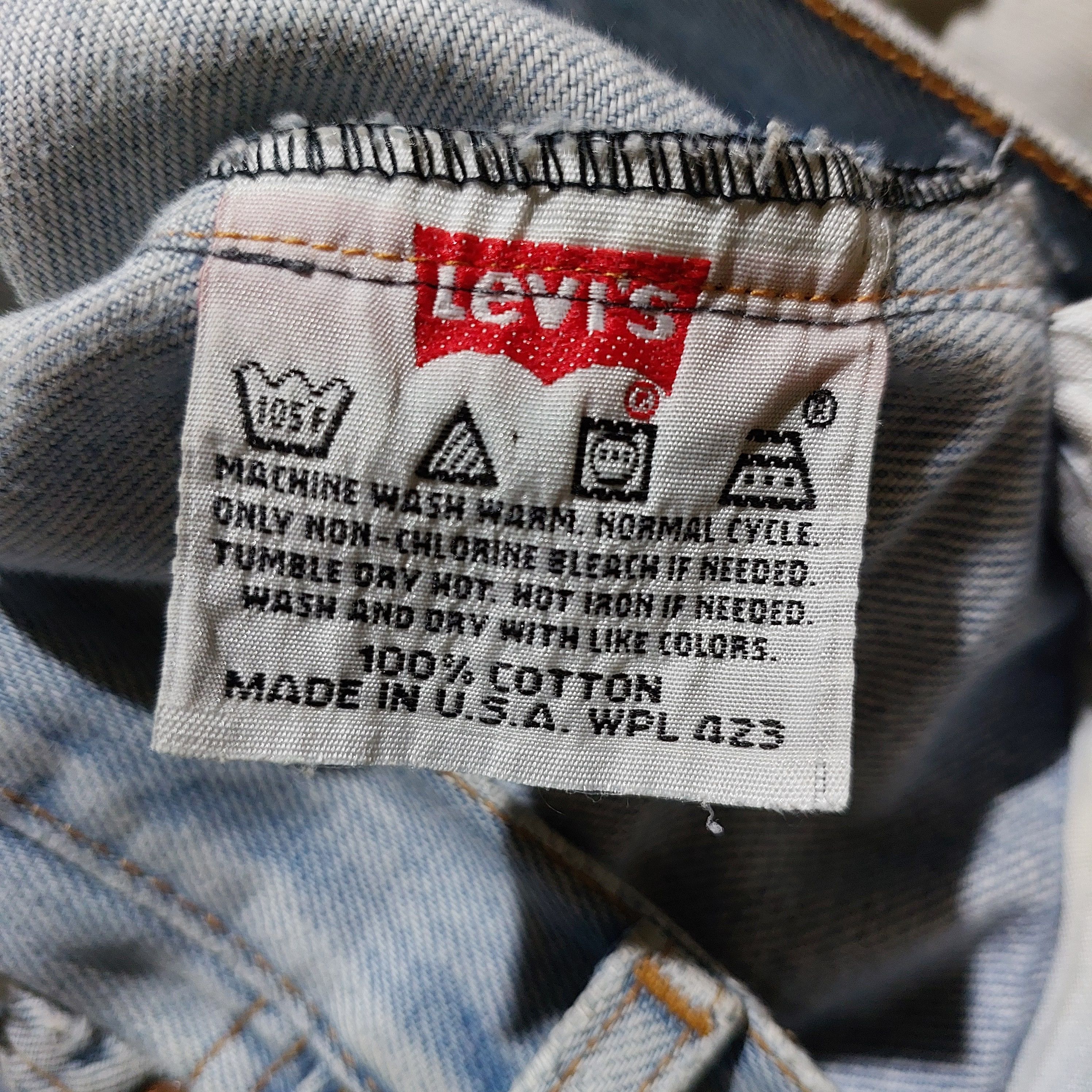 Levi's Vintage Levi's 501 USA Distressed denim Size US 27 - 11 Thumbnail