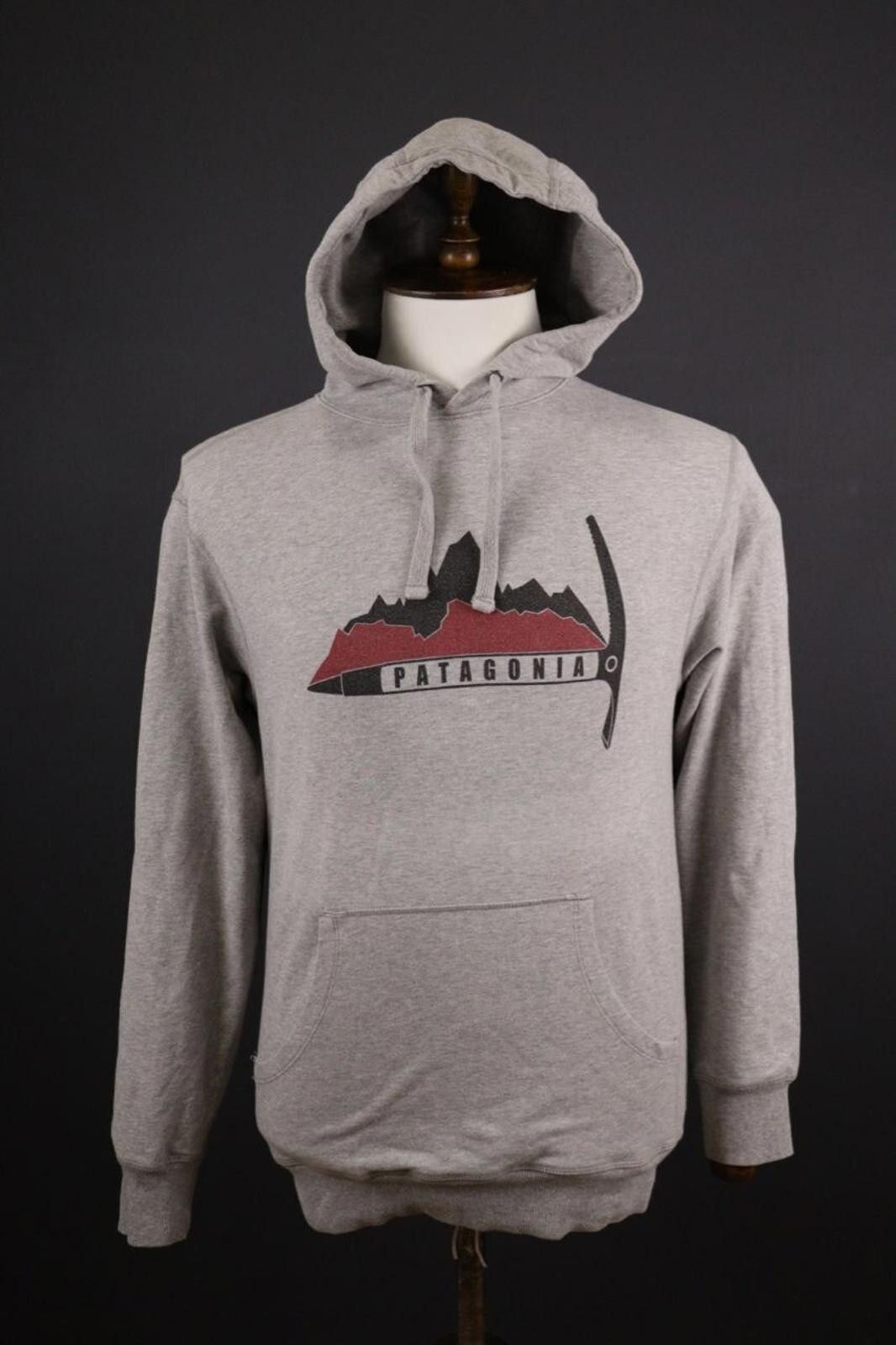 Patagonia Patagonia Gray Big Logo Long Sleeve Hoodie Sweater Size XS Size US XS / EU 42 / 0 - 1 Thumbnail