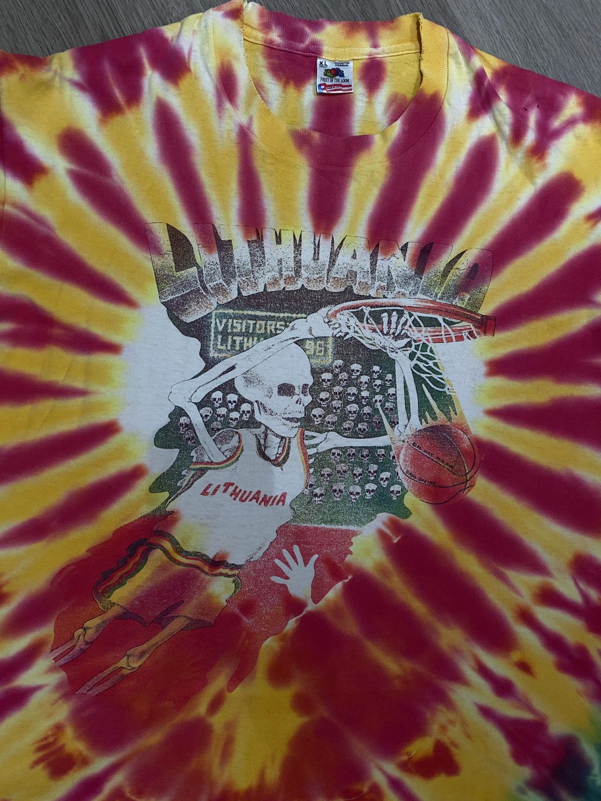 Vintage 1992 Grateful Dead Bronze Medal Lithuania Size US XL / EU 56 / 4 - 2 Thumbnail