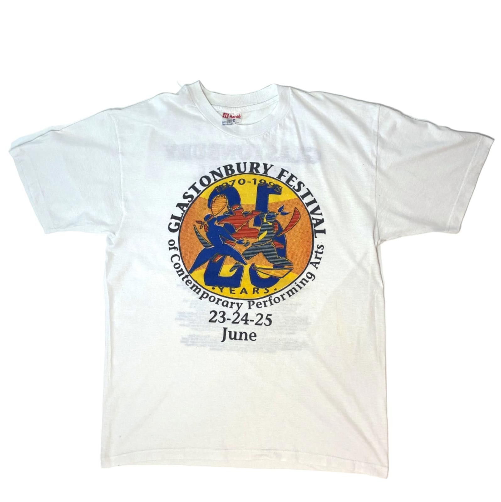 Other Vintage Glastonbury 1995 '25th Anniversary' T-Shirt Size US XL / EU 56 / 4 - 1 Thumbnail