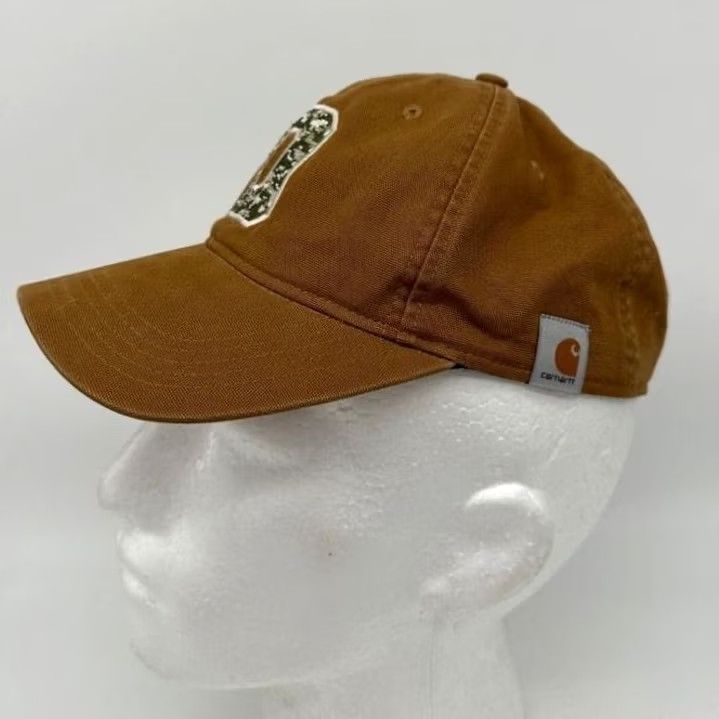 Carhartt Carhartt Hat Mens One Size Brown Hats Adult OSFA Abbot Giles Shooting Classic Baseball Cap Men NEW Size ONE SIZE - 4 Thumbnail