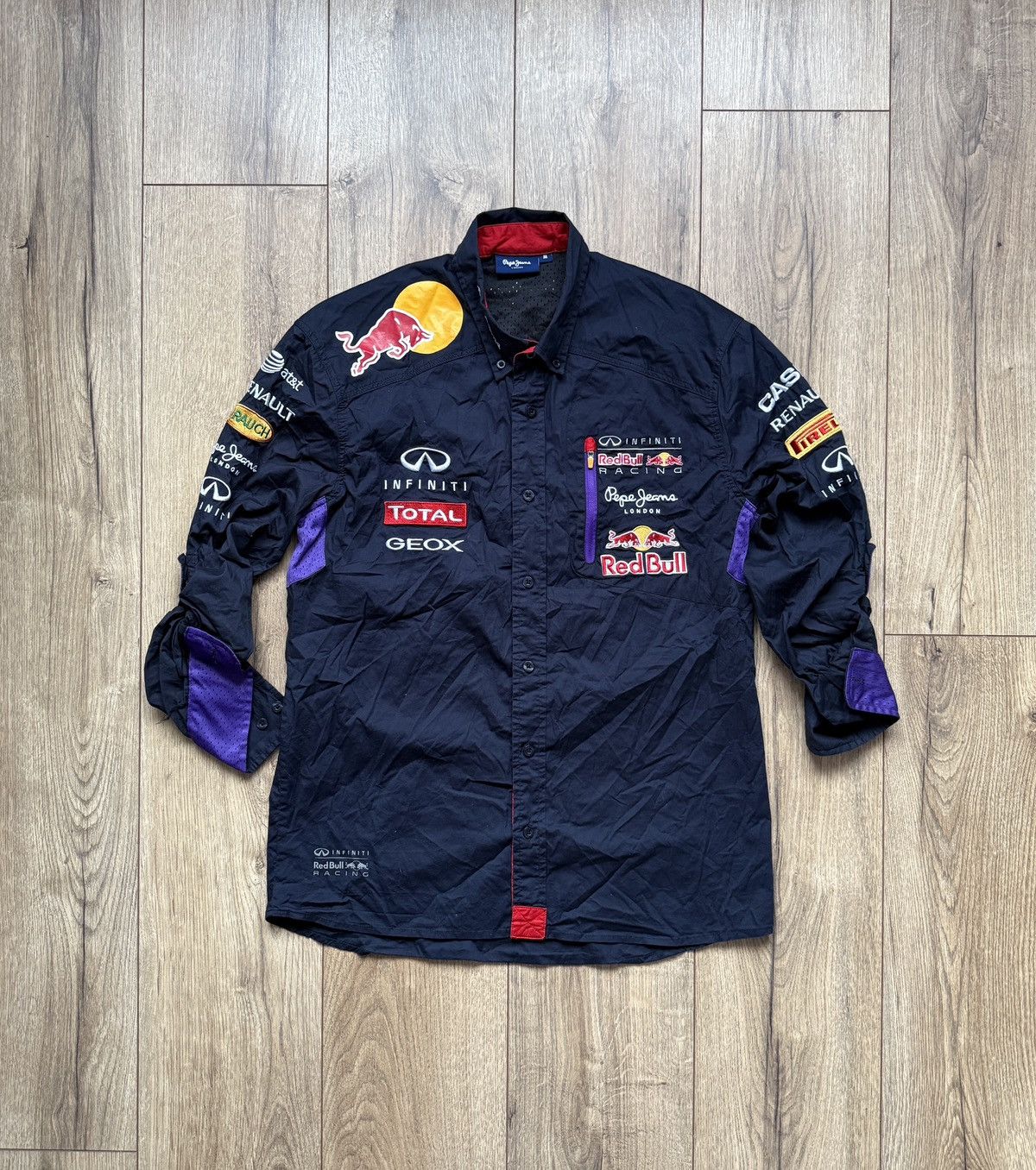 Pepe Jeans × Red Bull Koszula Red Bull Racing Pepe Jeans Infiniti Size US M / EU 48-50 / 2 - 2 Thumbnail