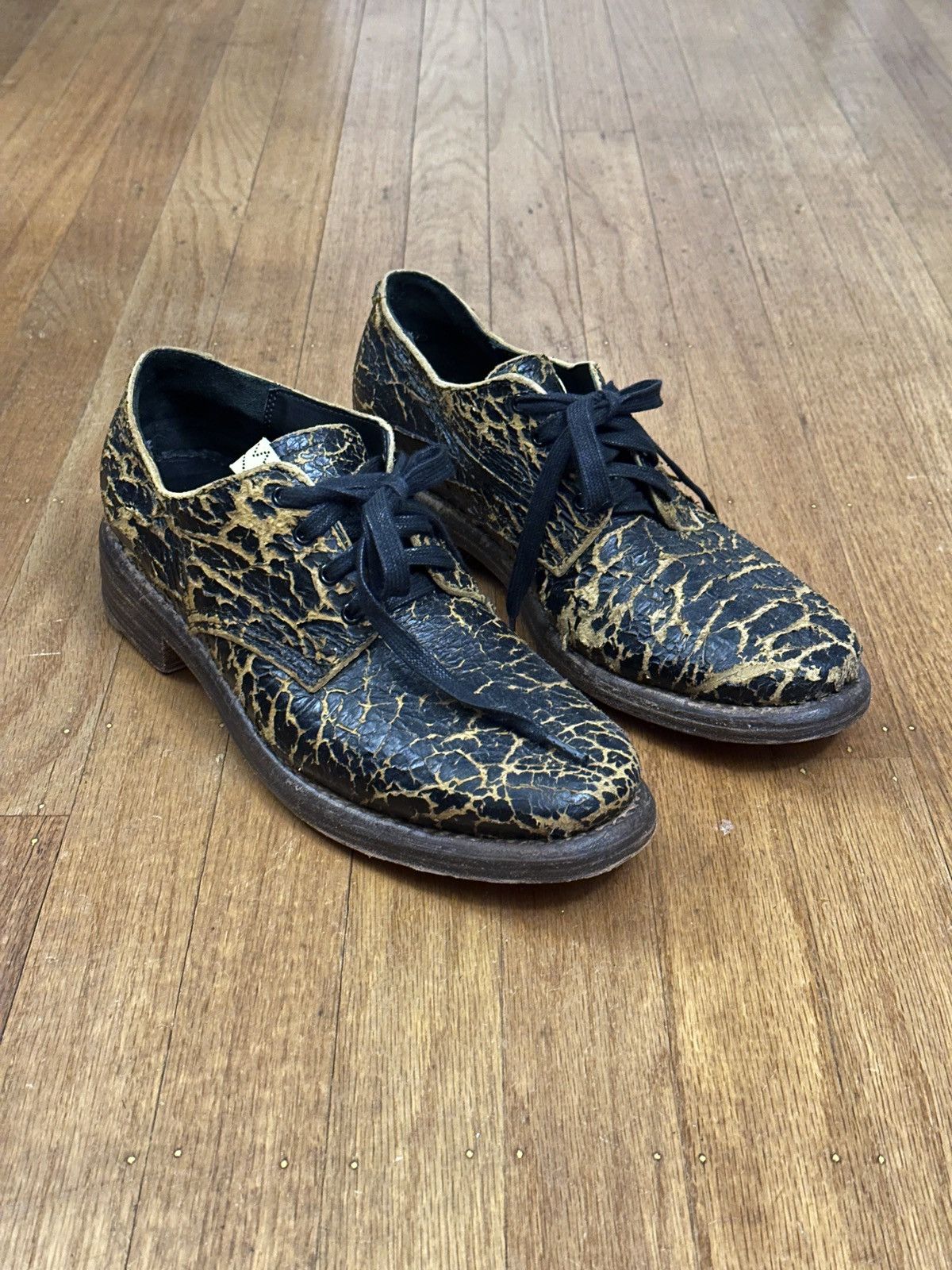 Visvim Rare Distressed Hammond Folk Derby Oxford shoes Size US 8.5 / EU 41-42 - 2 Thumbnail