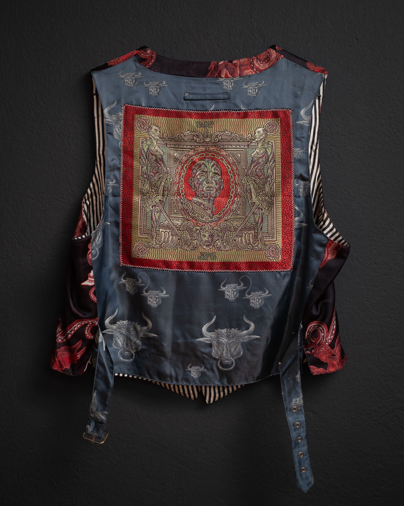 Jean Paul Gaultier JEAN PAUL GAULTIER Le Grand Voyage Taurus Vest, 1994 Size 38R - 1 Thumbnail