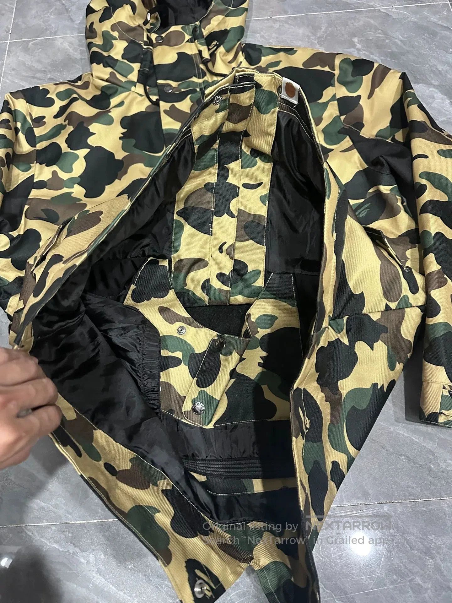 Bape Bape Outdoor Camouflage Down Jacket. Size US XL / EU 56 / 4 - 5 Thumbnail