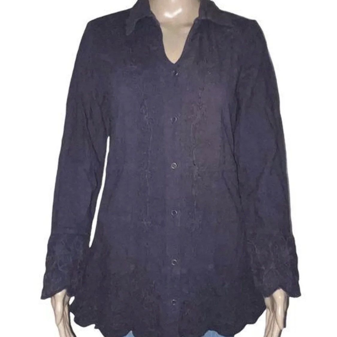 Other Parsley & Sage boho embroidered buttoned top Size M / US 6-8 / IT 42-44 - 8 Thumbnail