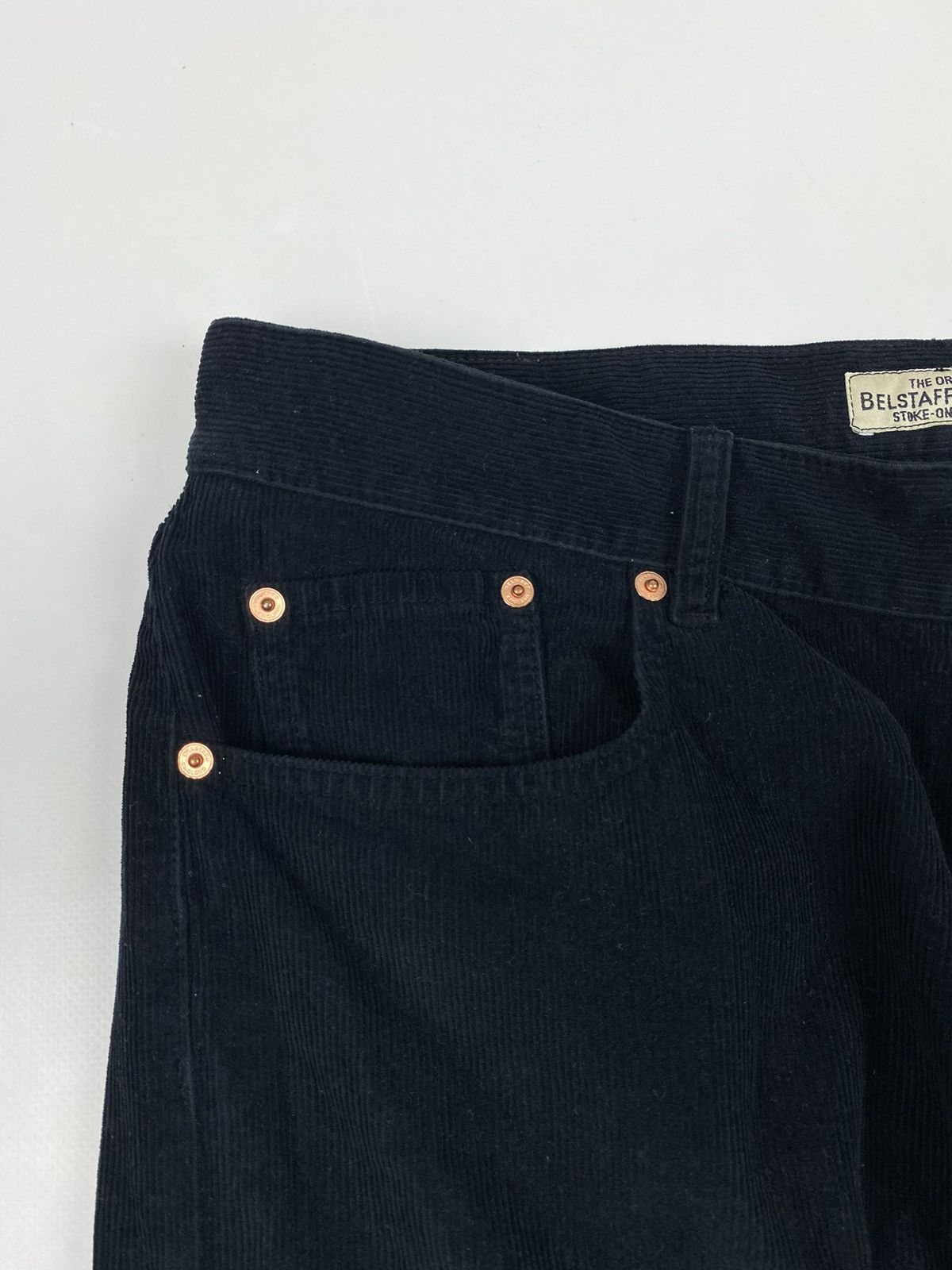 Belstaff Belstaff Corduroy Black Pants Size US 35 - 8 Thumbnail