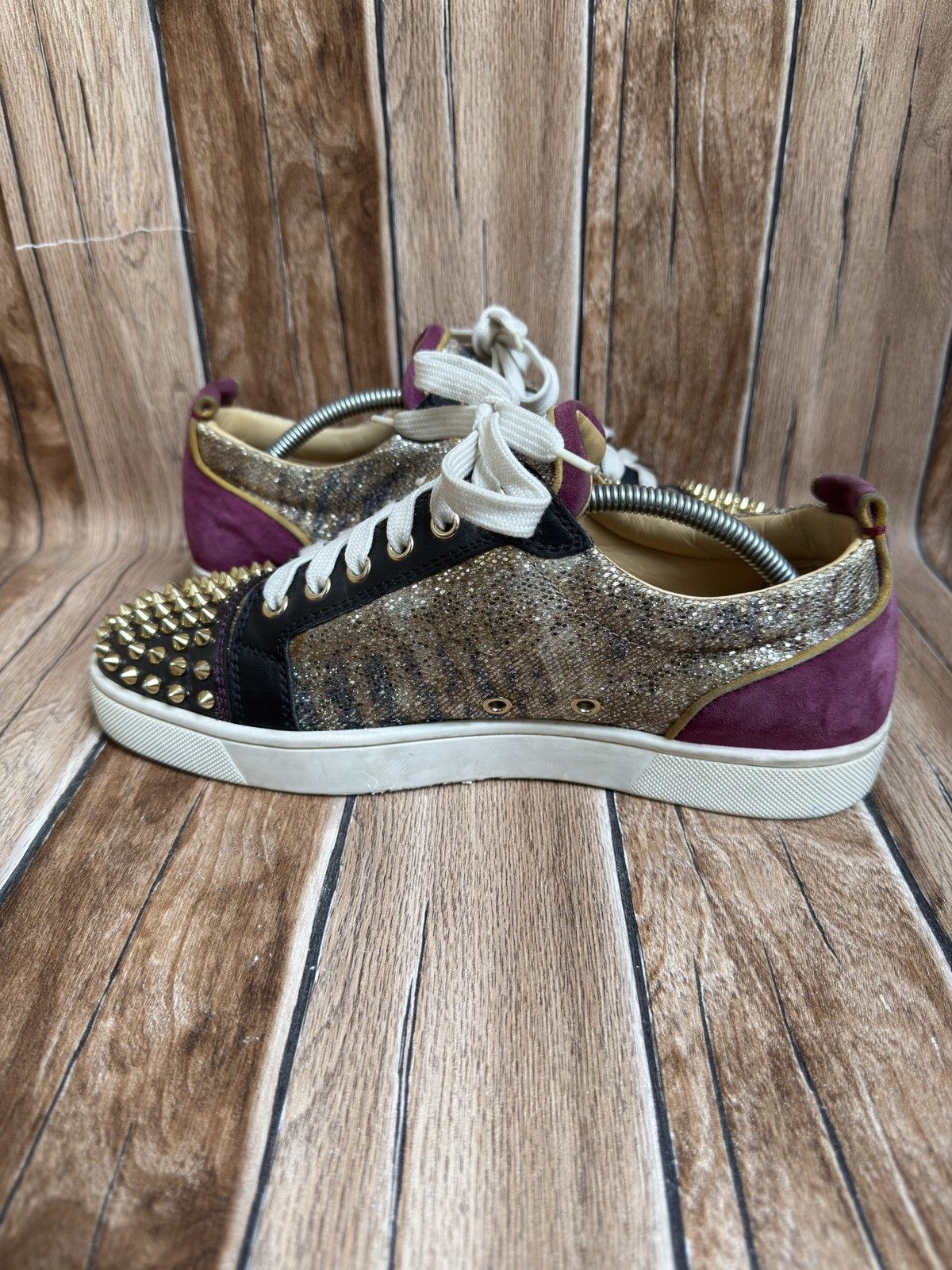 Christian Louboutin Glitters Louis junior spike trainers Size US 7.5 / EU 40-41 - 10 Thumbnail