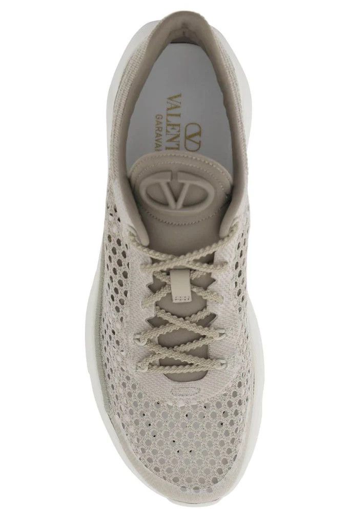 Valentino o1s22i1n0924 True Actress Mesh Sneakers in Biege Size US 9 / IT 39 - 2 Thumbnail