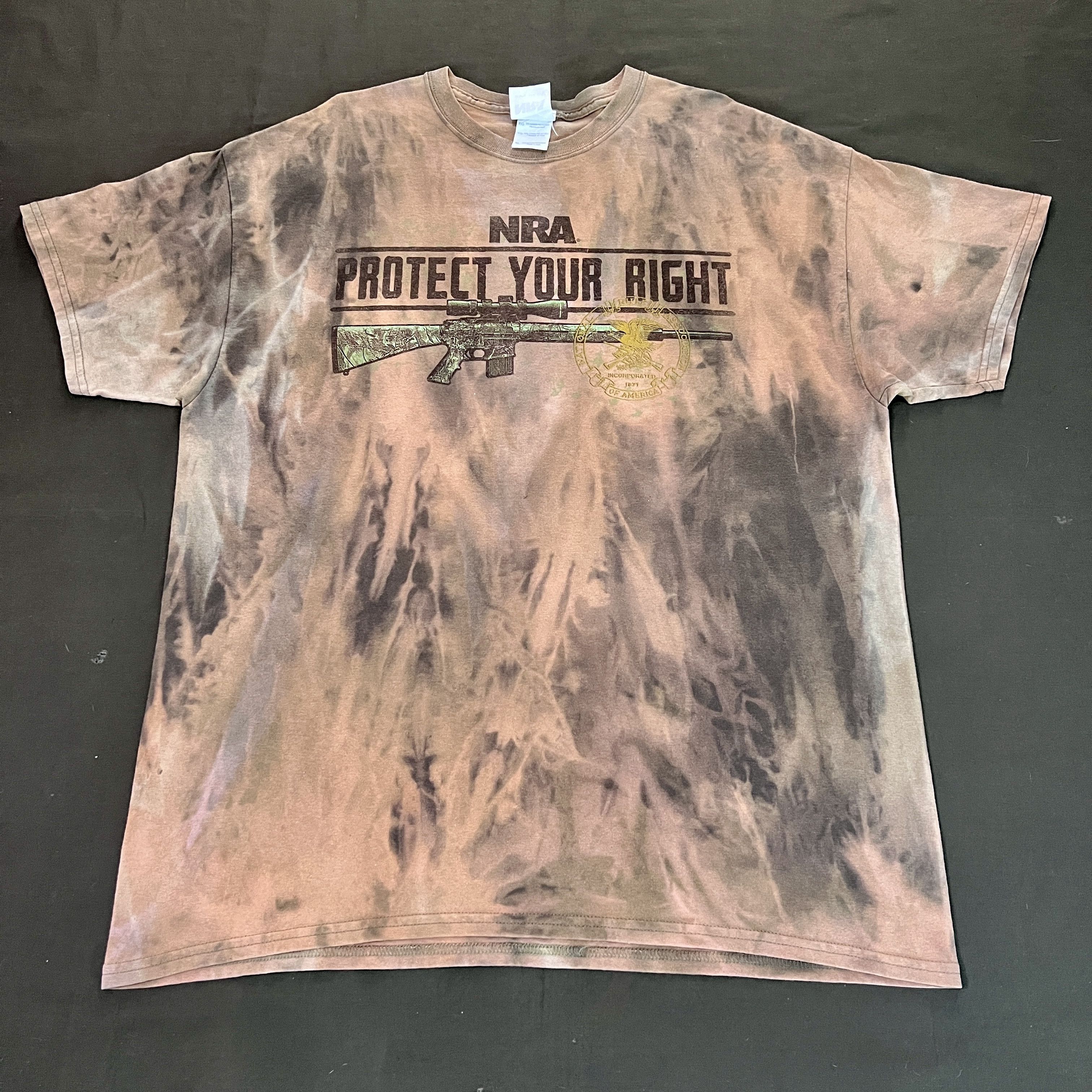 Vintage Vintage Y2K NRA Protect Your Right Promo Tee XL Gun Size US XL / EU 56 / 4 - 2 Thumbnail