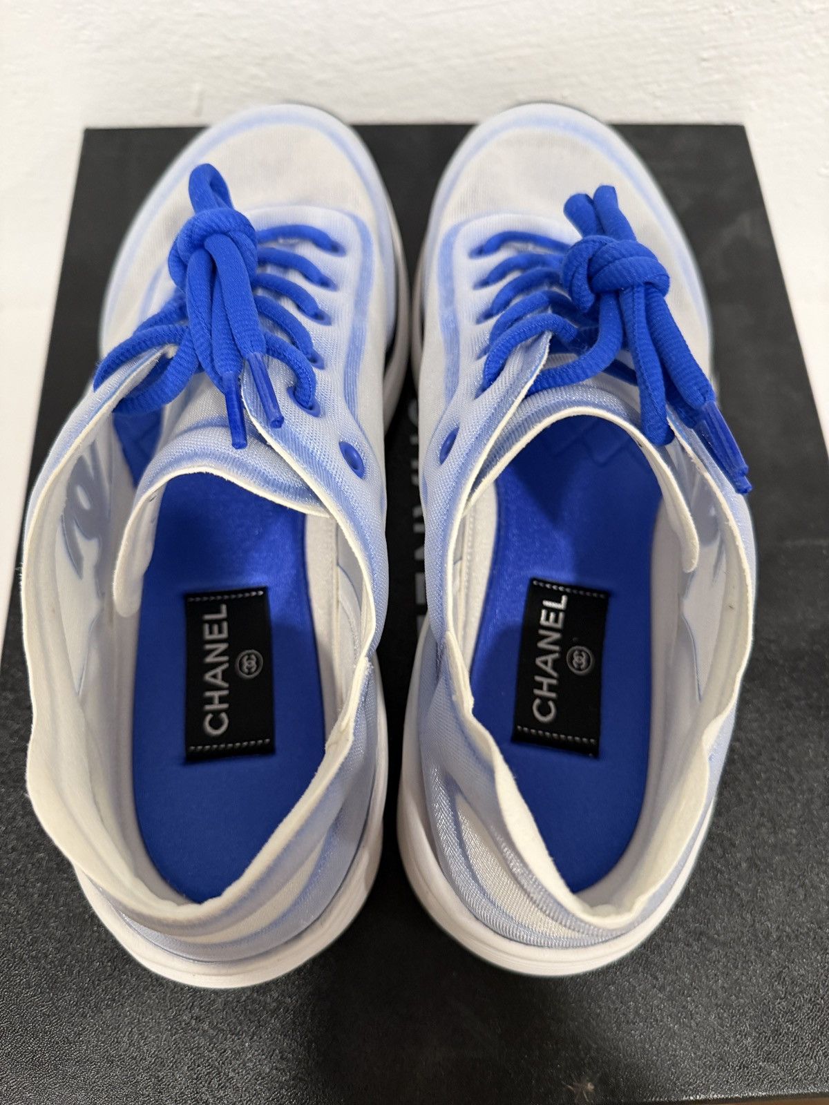 Chanel Worn once incredibly rare mesh ice size 11 Chanel trainer Size US 11 / EU 44 - 3 Thumbnail