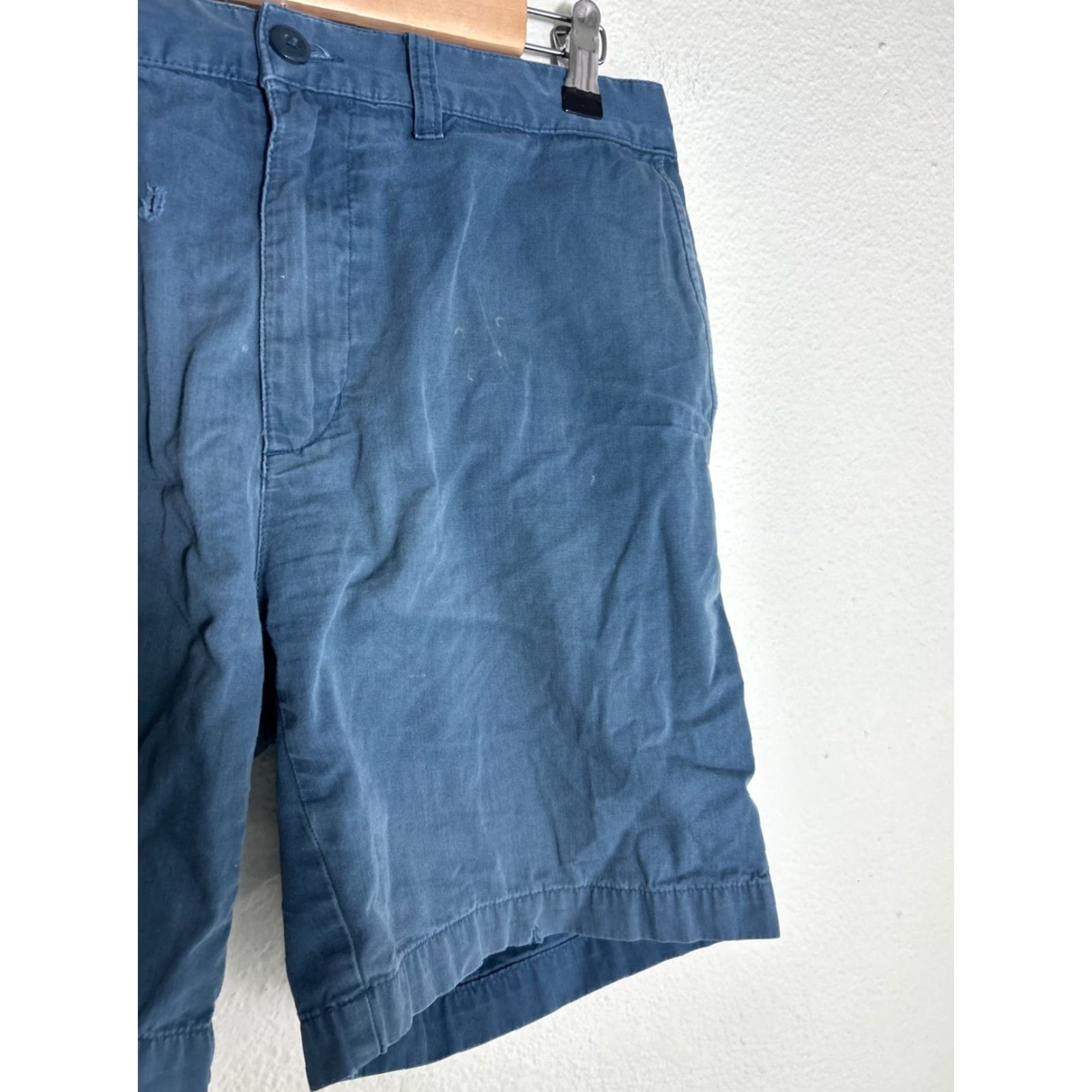 Patagonia Patagonia Organic Cotton Blue Chino Shorts 32x8 Small Hole Stains Mens Size US 32 / EU 48 - 3 Thumbnail