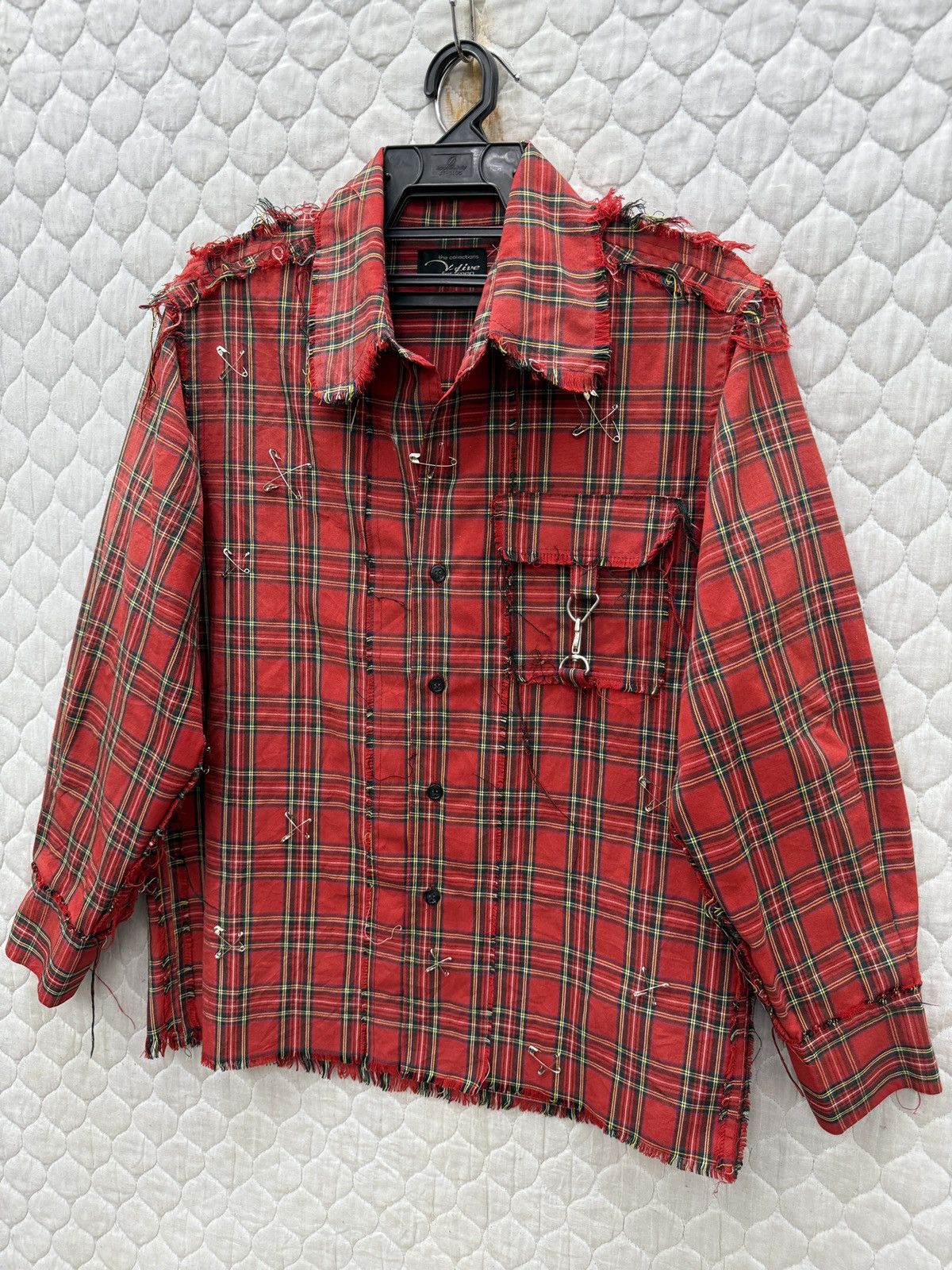 Seditionaries 🔥🔥🔥ARCHIVE V-DIVE FOR MEN TARTAN PUNK SHIRTS Size US M / EU 48-50 / 2 - 2 Thumbnail