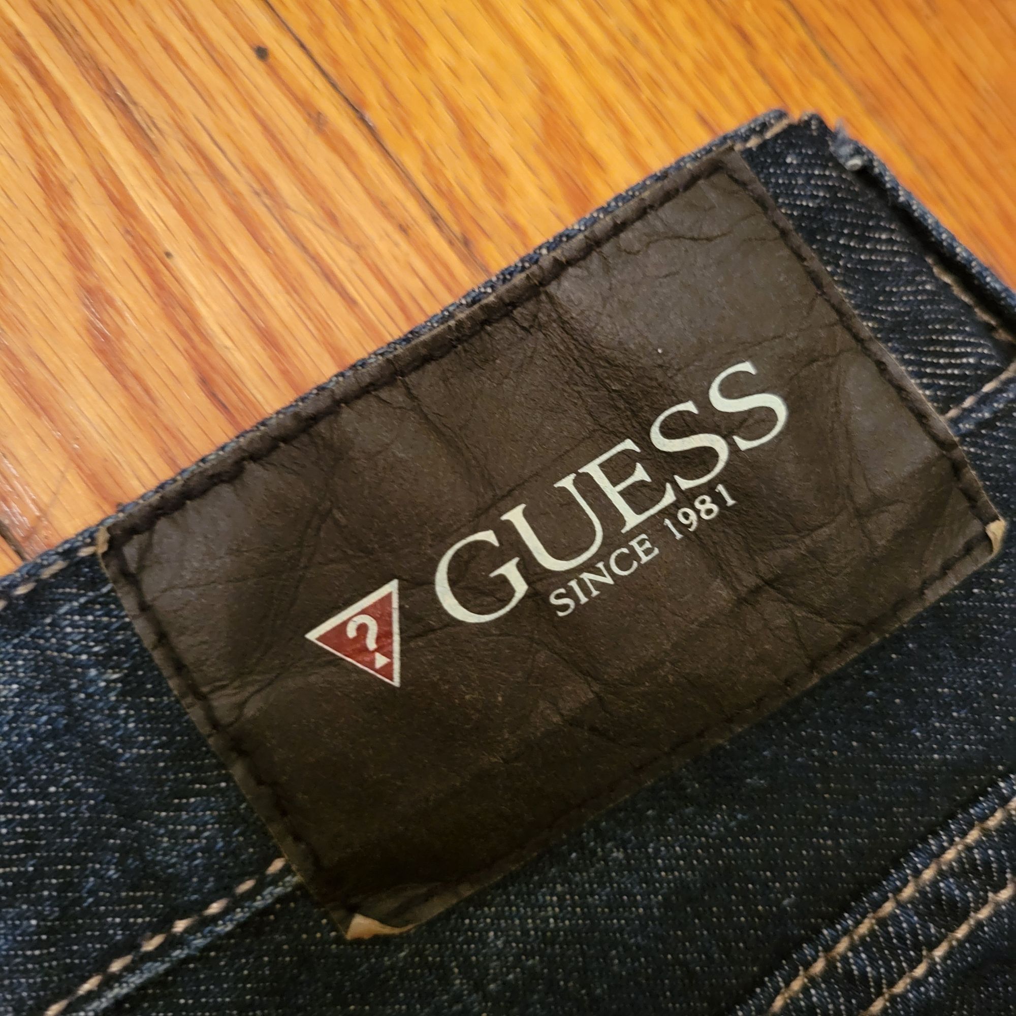 Guess Guess Ultra Slim McCrae Fit Jeans 38 Dark Denim 40x33 Size US 38 / EU 54 - 6 Thumbnail