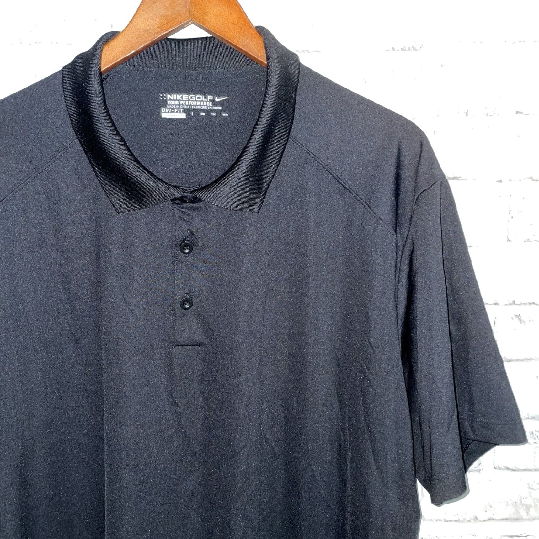 Nike Nike Golf Tour Performance Polo Shirt - Black Dri-FIT Athletic Polo Men 2XL XXL Regular Size Shirt Size US XXL / EU 58 / 5 - 2 Thumbnail