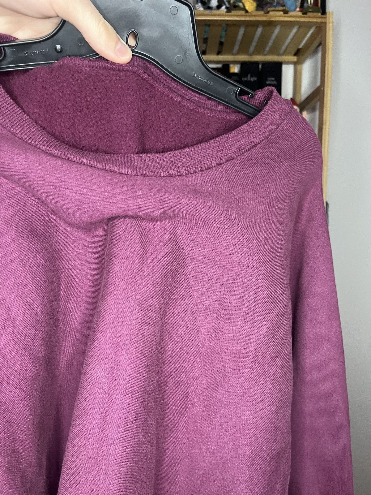 Los Angeles Apparel Yeezy Jesus is King Blank Burgundy Crewneck Unreleased Size US L / EU 52-54 / 3 - 3 Thumbnail