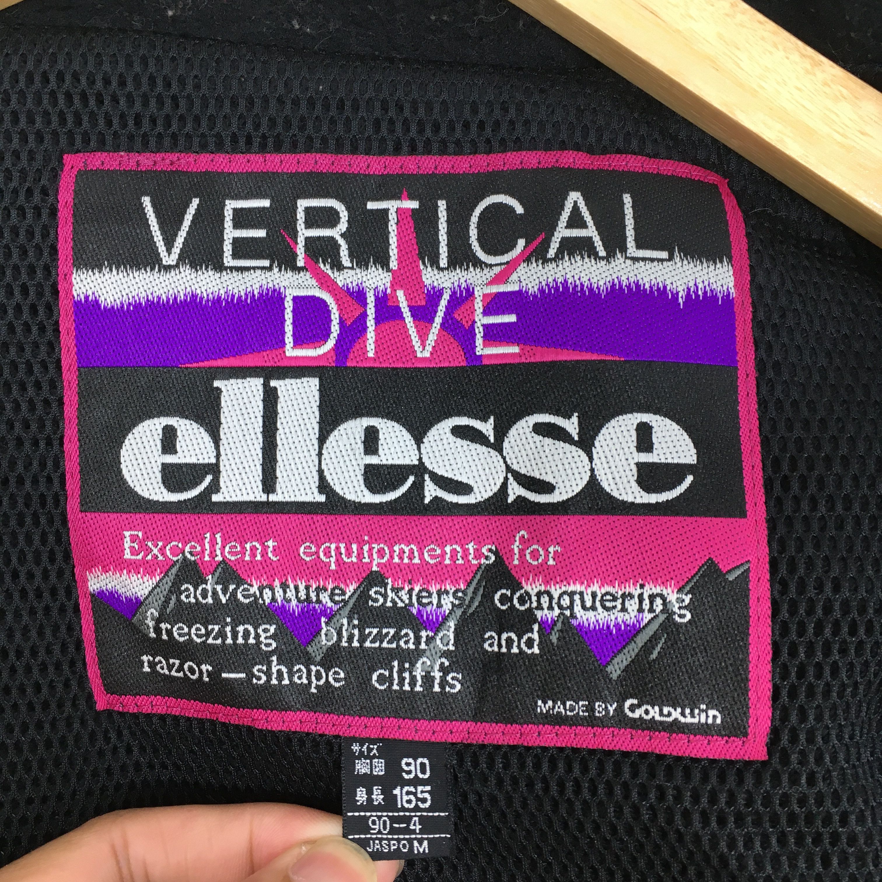 Ellesse Vintage 90's Ellesse Ski Wear Winter Hoodie Jacket Medium Size US M / EU 48-50 / 2 - 6 Thumbnail