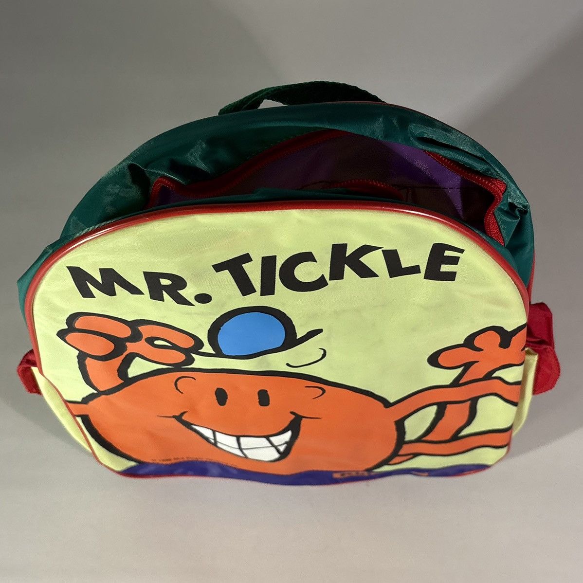 Vintage Vintage 90s Mr. Men Mr. Tickle Kidz Biz Youth Backpack Size ONE SIZE - 5 Thumbnail