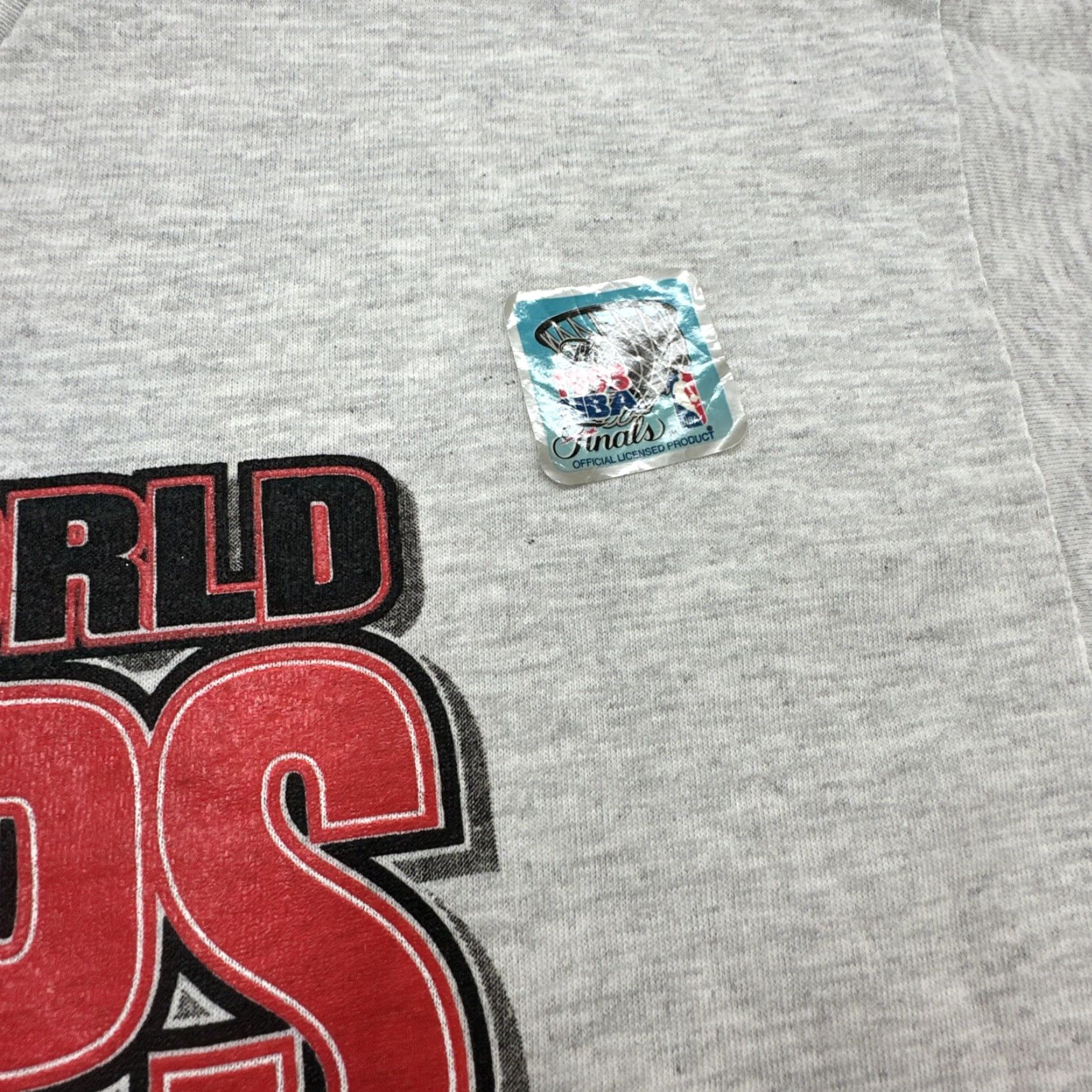Vintage VINTAGE Chicago Bulls 1993 World Champs T Shirt Tee Size XL Black Mens T-Shirt Size US XL / EU 56 / 4 - 5 Thumbnail
