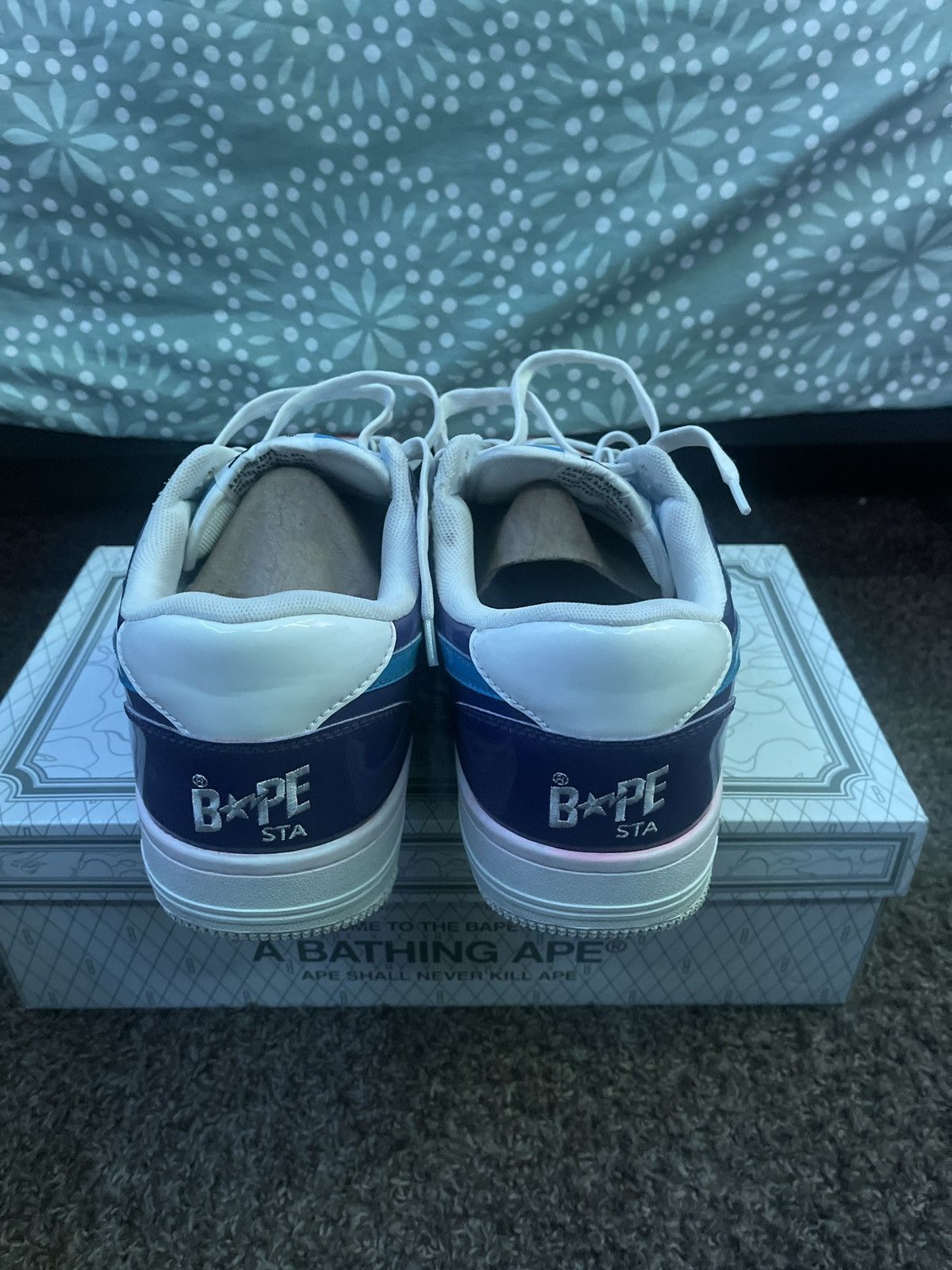 Bape Bapesta Low M2 Crazy Muliticolor Size US 11 / EU 44 - 4 Thumbnail