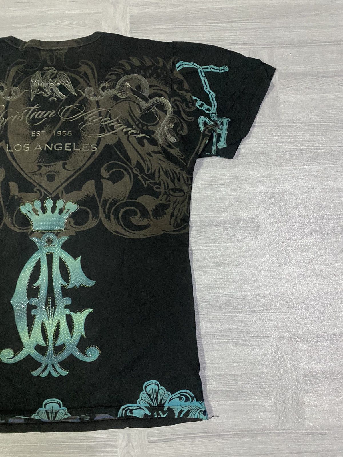 Ed Hardy Vintage Y2K Crristian Audigier Dragon Crown T-Shirt Size US S / EU 44-46 / 1 - 16 Thumbnail