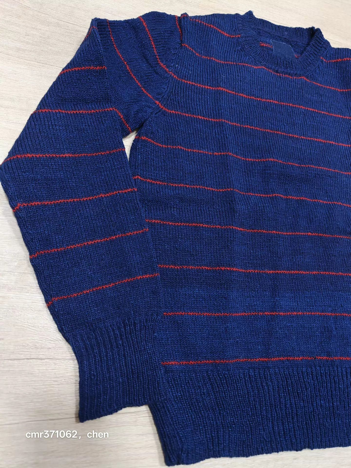 Visvim VISVIM 16 ICT CREW SWEATER N.D indigo 2 (1s) new Size US M / EU 48-50 / 2 - 2 Thumbnail