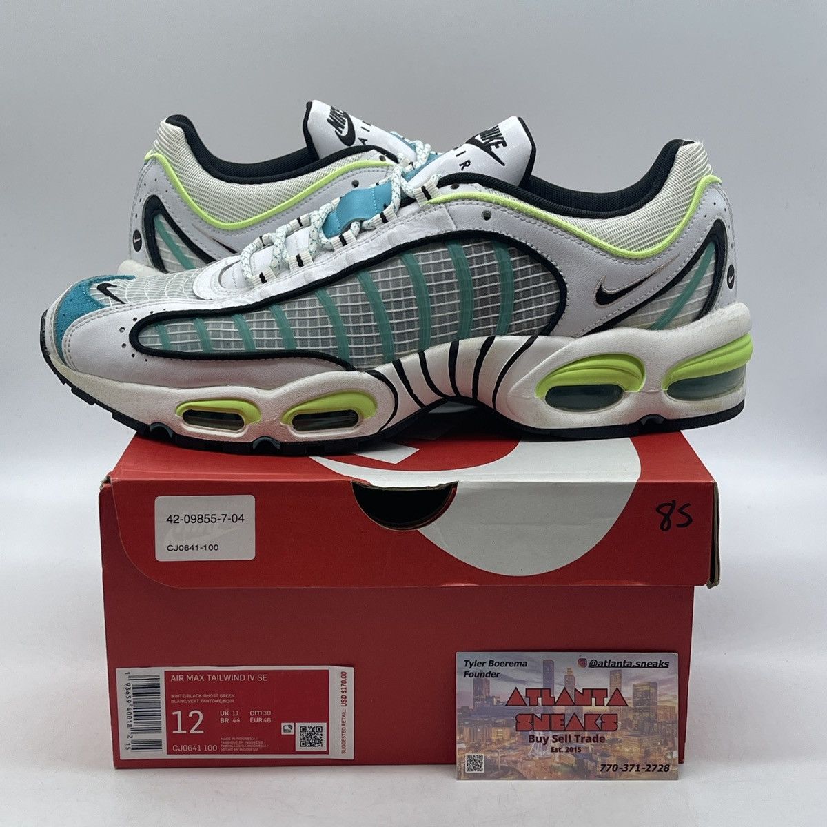 Nike Air max tailwind 4 transparent Size US 12 / EU 45 - 1 Thumbnail