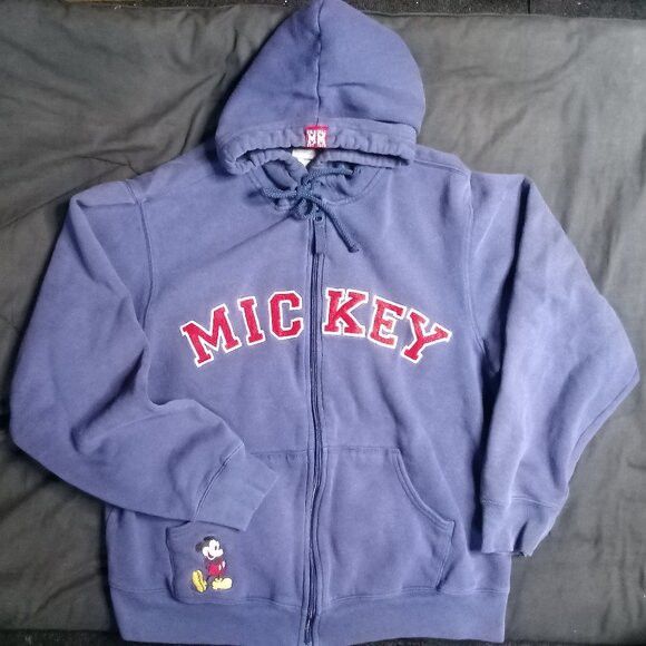 Disney × Mickey Mouse Disney Mickey Mouse Spell Out Zipper Hoodie Sweatshirt Size US S / EU 44-46 / 1 - 2 Thumbnail