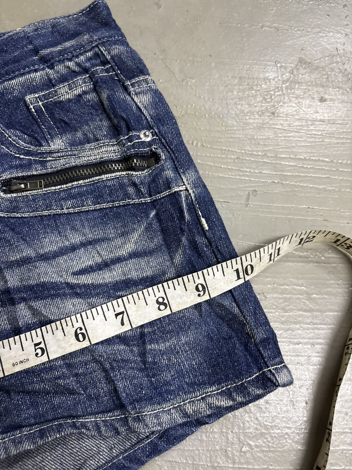 If Six Was Nine RNA H Naoto Acid Wash Japanese brand Denim shorts Size 30" / US 8 / IT 44 - 15 Thumbnail