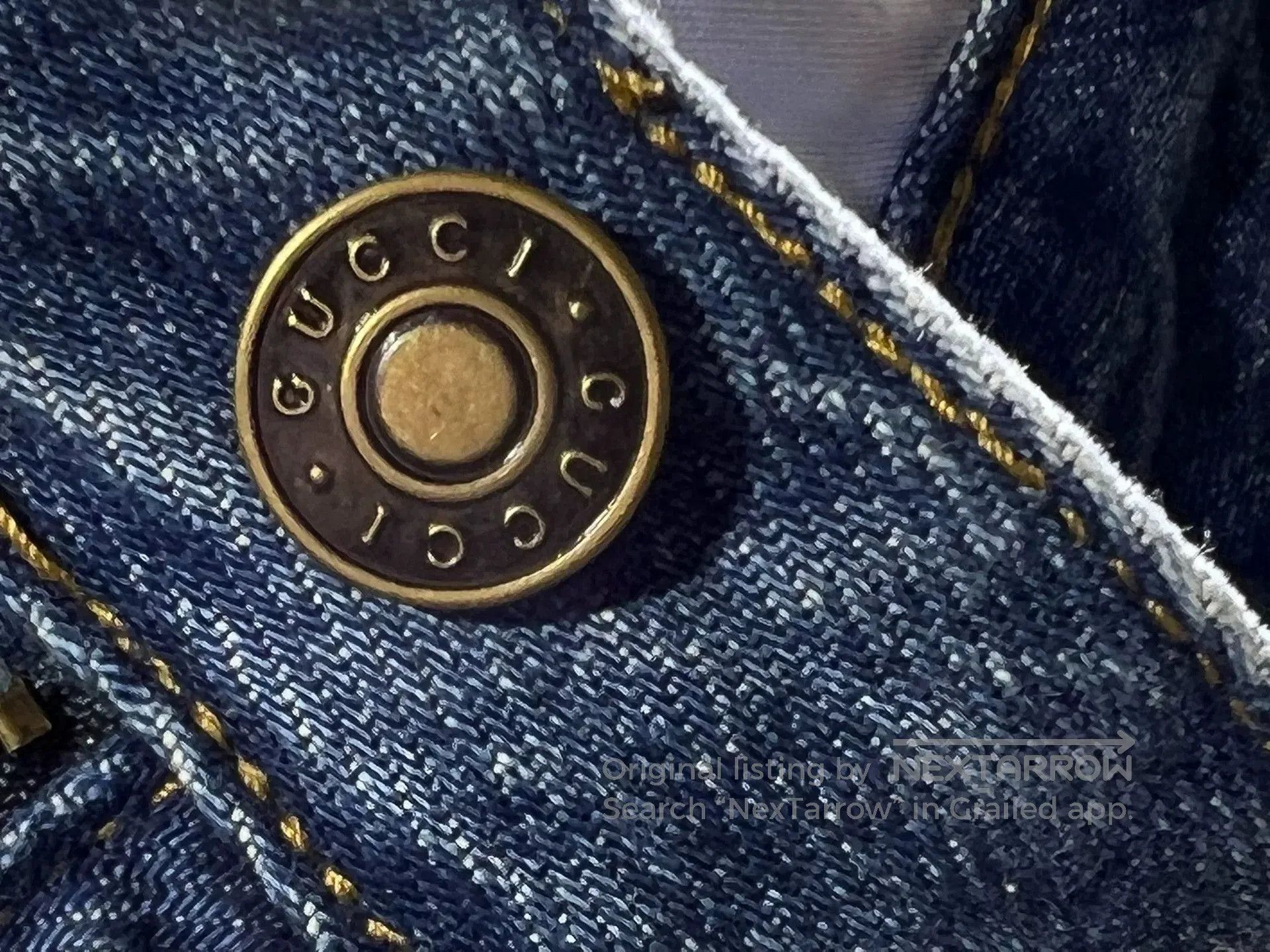 Gucci Gucci Women's Spring Summer Denim Shorts. Size 36" / US 14 / IT 50 - 3 Thumbnail