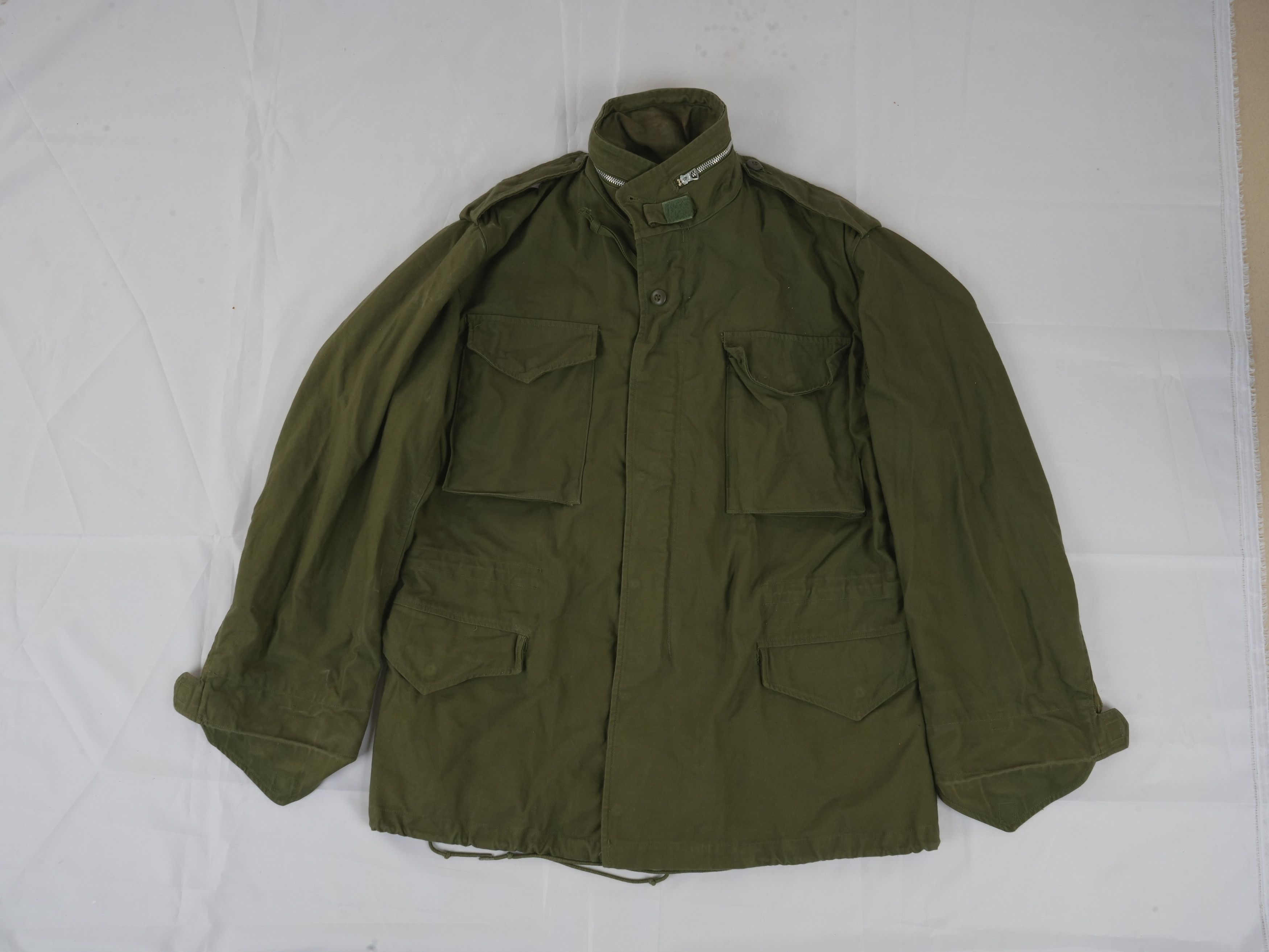 Alpha Industries Vintage 80s Military OG-107 M-65 Field Jacket Size US M / EU 48-50 / 2 - 1 Thumbnail