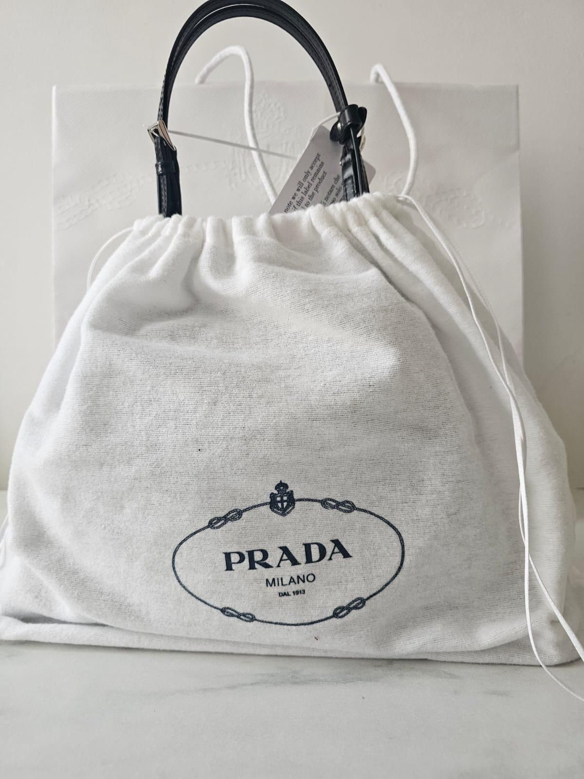 Prada Prada Borsa Cerniera in pelle black leather handbag Size ONE SIZE - 5 Thumbnail