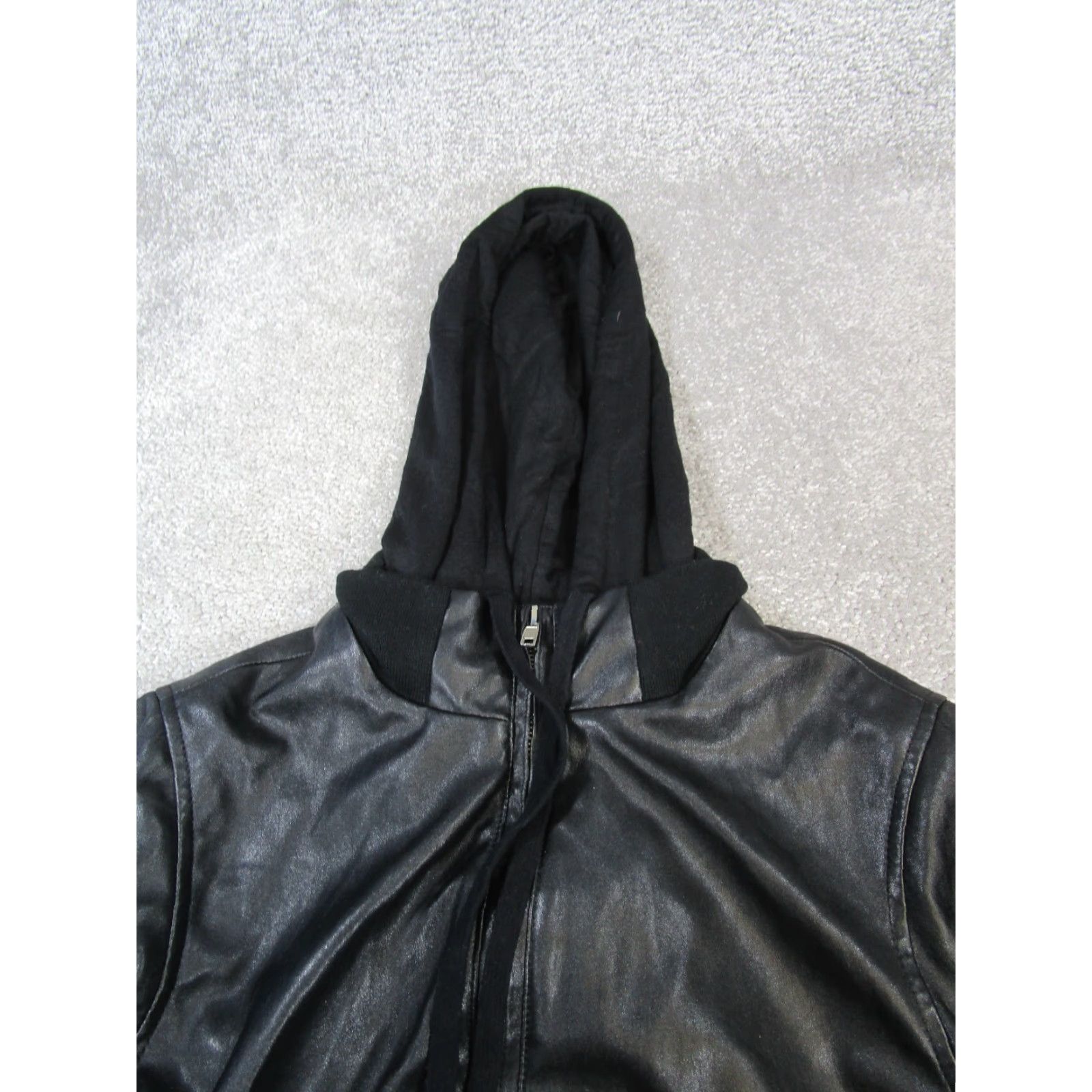 Bailey 44 Bailey Jacket Women M Black Faux Leather Zip Long Sleeve Basic Jacket Womens Size M / US 6-8 / IT 42-44 - 2 Thumbnail
