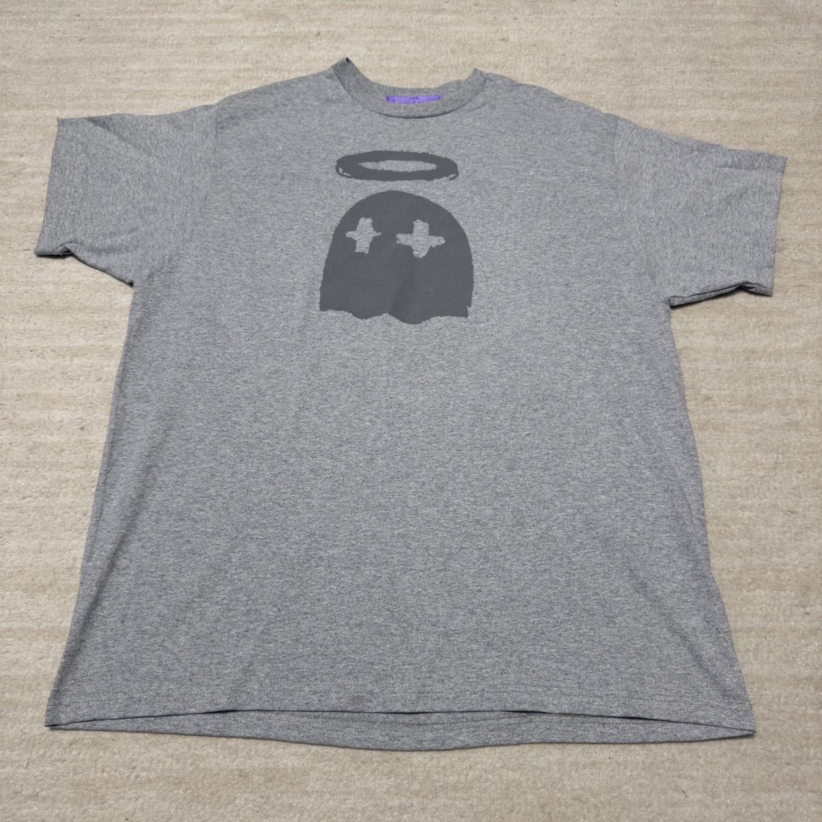 BWOOD B.Wood Ghost Saint Reflective T-shirt Grey Men's 2XL Size US XXL / EU 58 / 5 - 1 Thumbnail