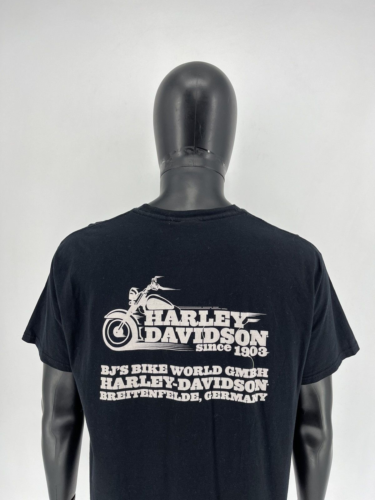 Harley Davidson Harley Davidson Spell Out Factory Customs Pocket T-Shirt Size US XL / EU 56 / 4 - 9 Thumbnail