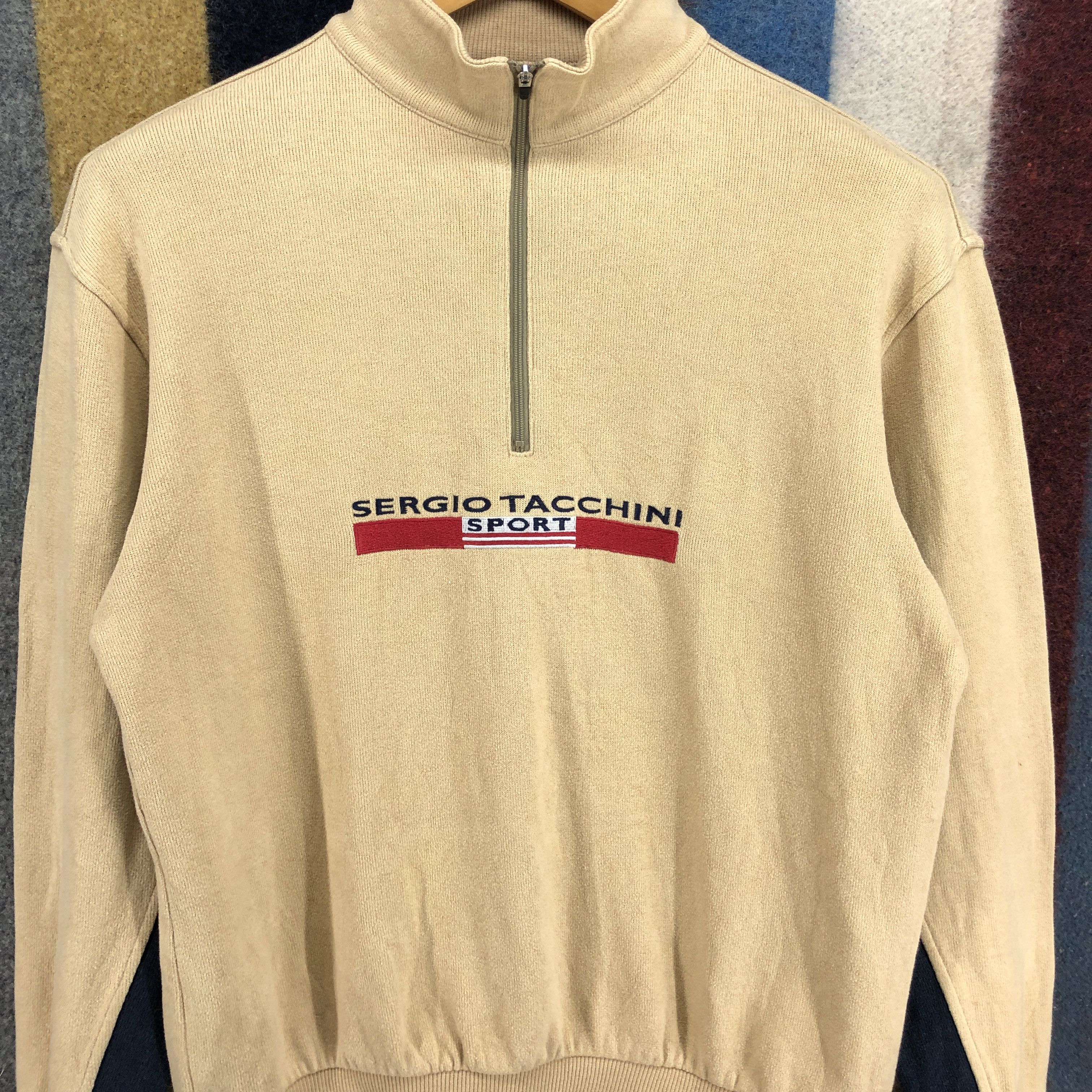 Sergio Tacchini SERGIO TACCHINI SPORT Turtle Neck Sweatshirt #0585/Y Size US S / EU 44-46 / 1 - 2 Thumbnail
