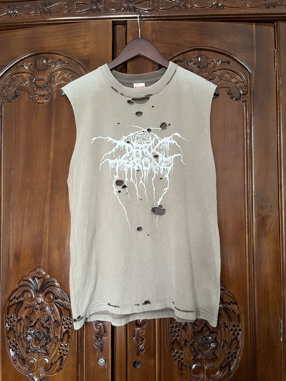 Band Tees Thrashed Sunfaded Darkthrone Sleeveless Size US M / EU 48-50 / 2 - 1 Thumbnail