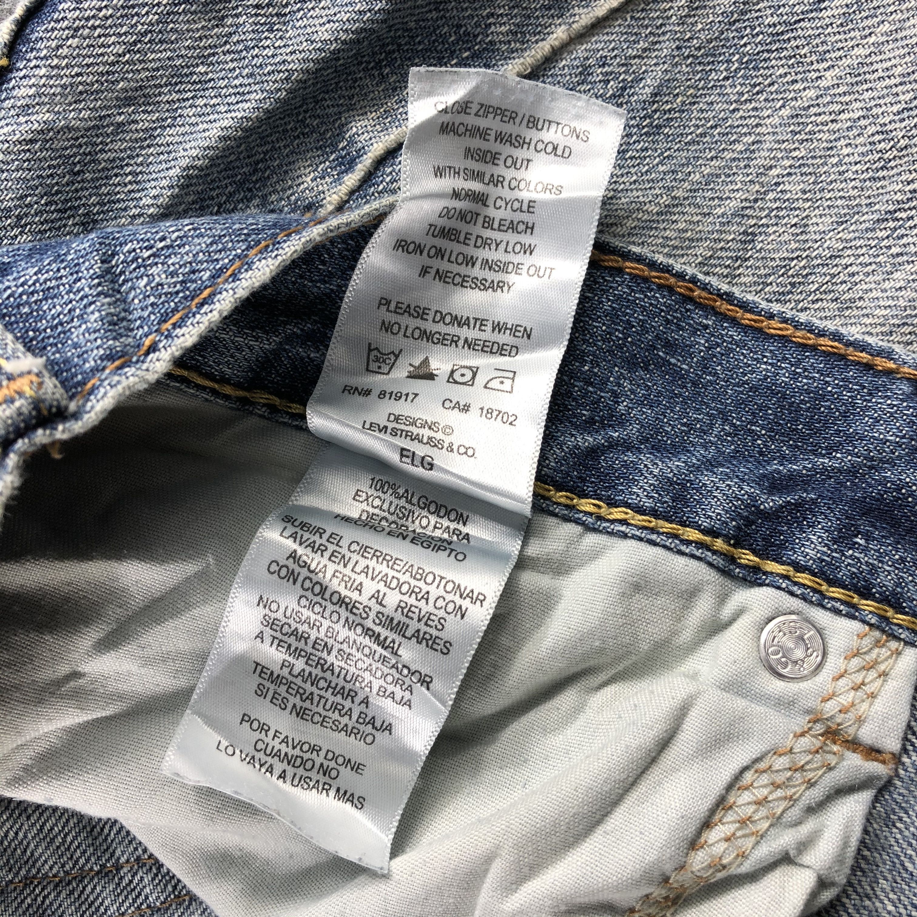 Levi's × Vintage Vintage Distress Levis Jeans Lot 550-JM771 Size US 30 / EU 46 - 10 Thumbnail