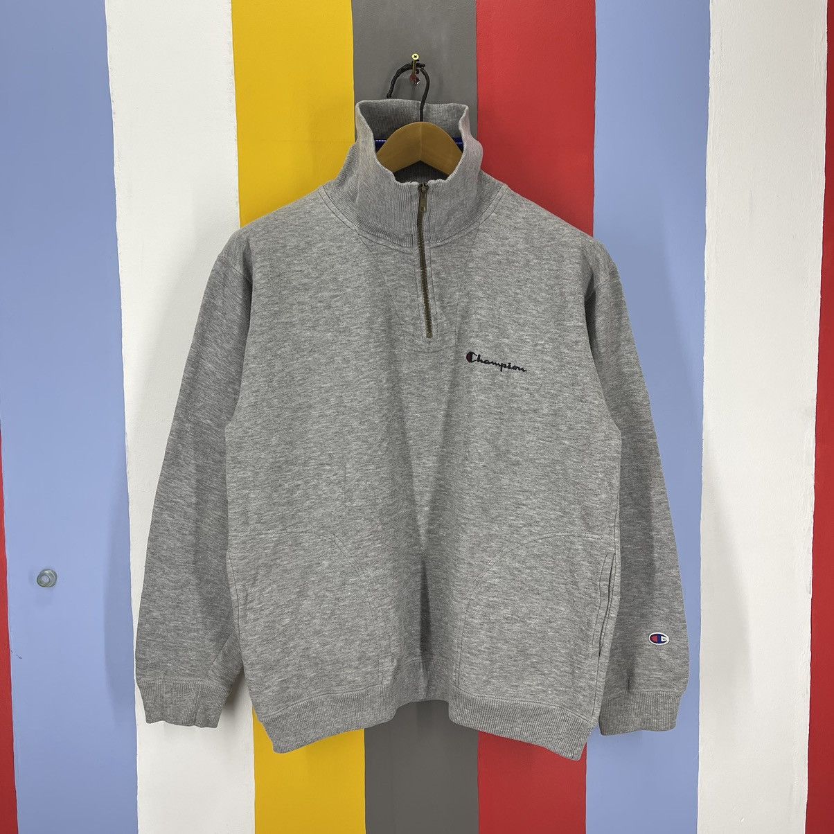 Champion CHAMPION Turtle Neck Sweatshirt #1354/AU Size US M / EU 48-50 / 2 - 1 Thumbnail
