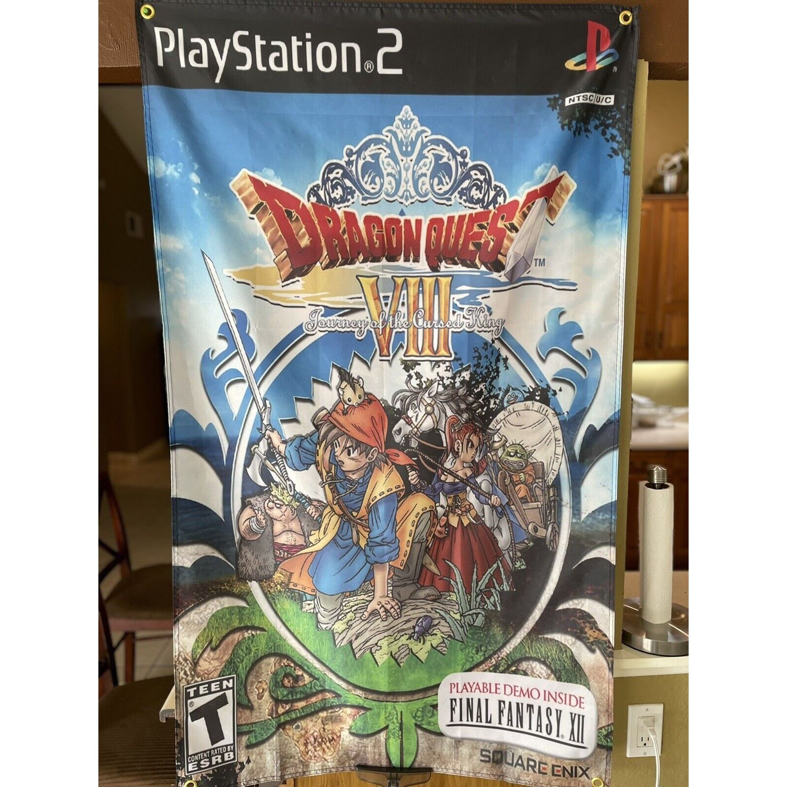 Other Dragon Quest VIII Journey of the Cursed King 5' Flag PS2 Size ONE SIZE - 1 Thumbnail