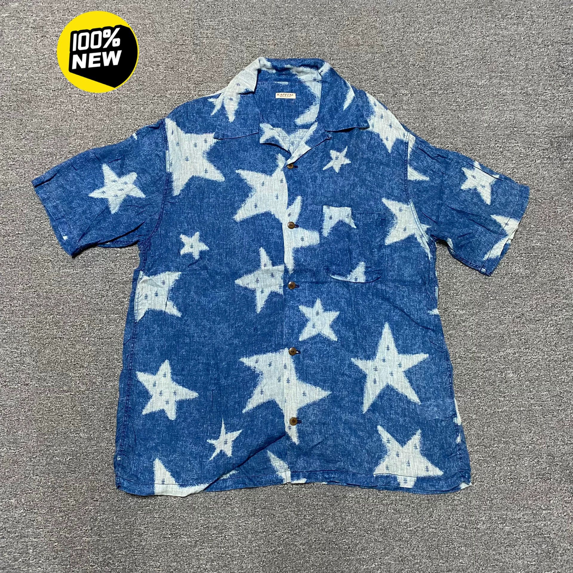 Kapital KAPITAL Star Washed Shirt Size US XL / EU 56 / 4 - 1 Thumbnail