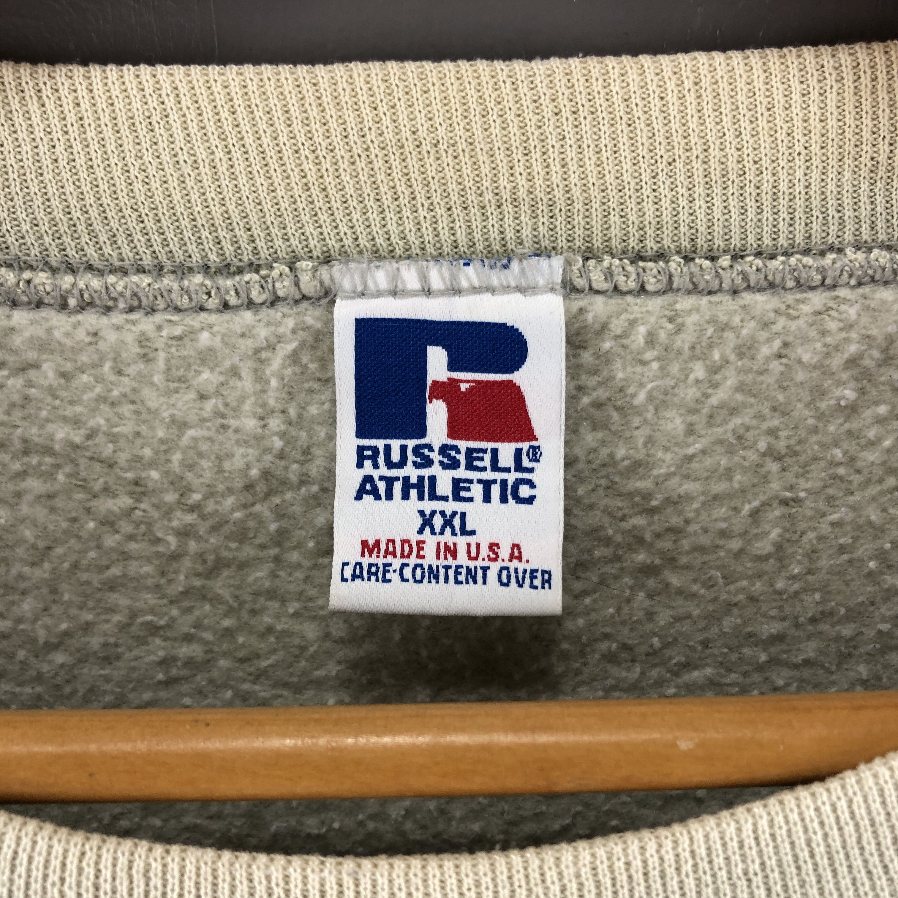 Russell Athletic 90s Vintage RUSSELL ATHLETIC Crew Neck Sweatshirt #0782/R Size US XL / EU 56 / 4 - 6 Thumbnail
