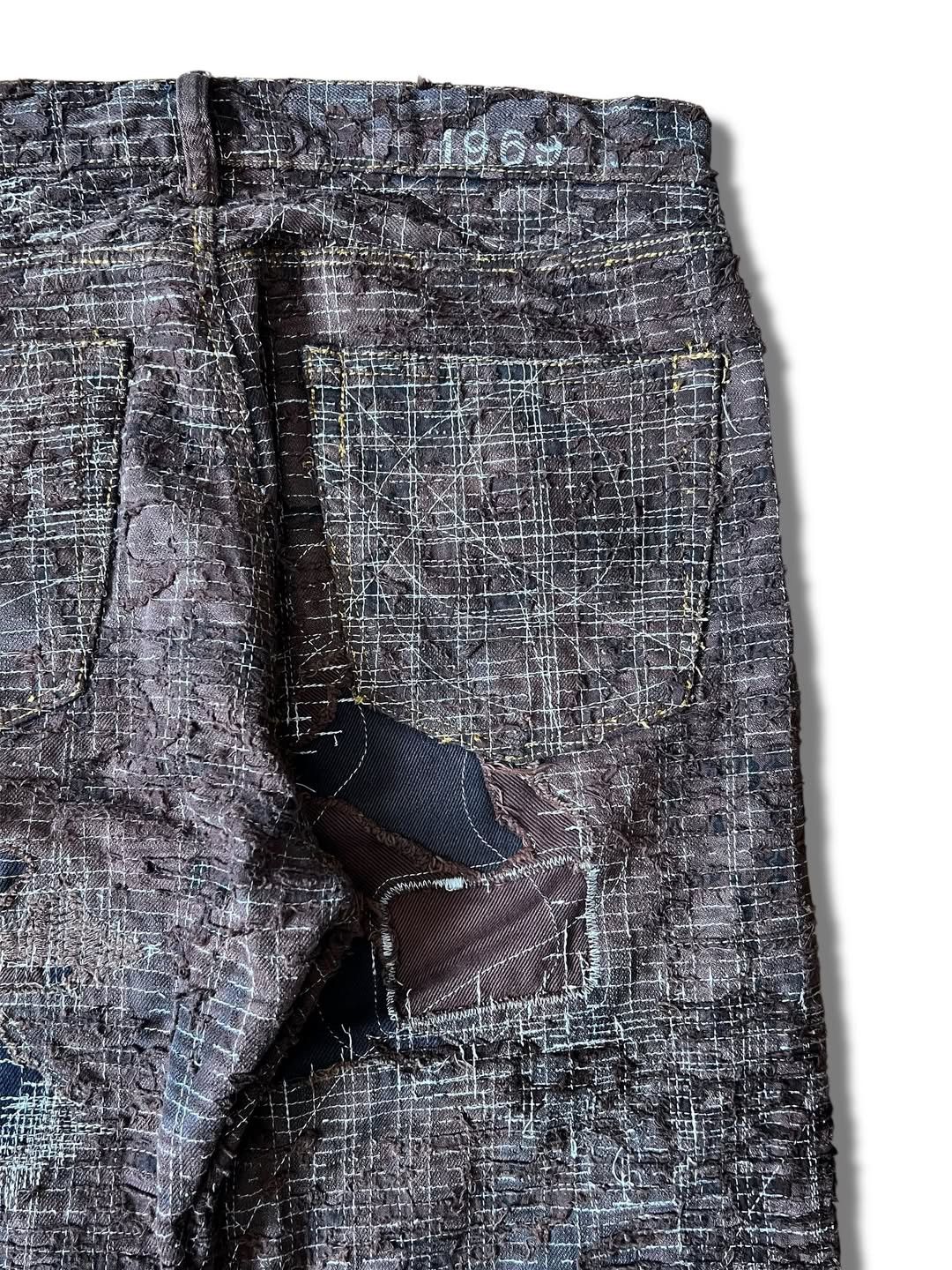 Kapital KAPITAL INSPIRED 1/1 BORO REPAIRED DENIM Size US 33 - 6 Thumbnail